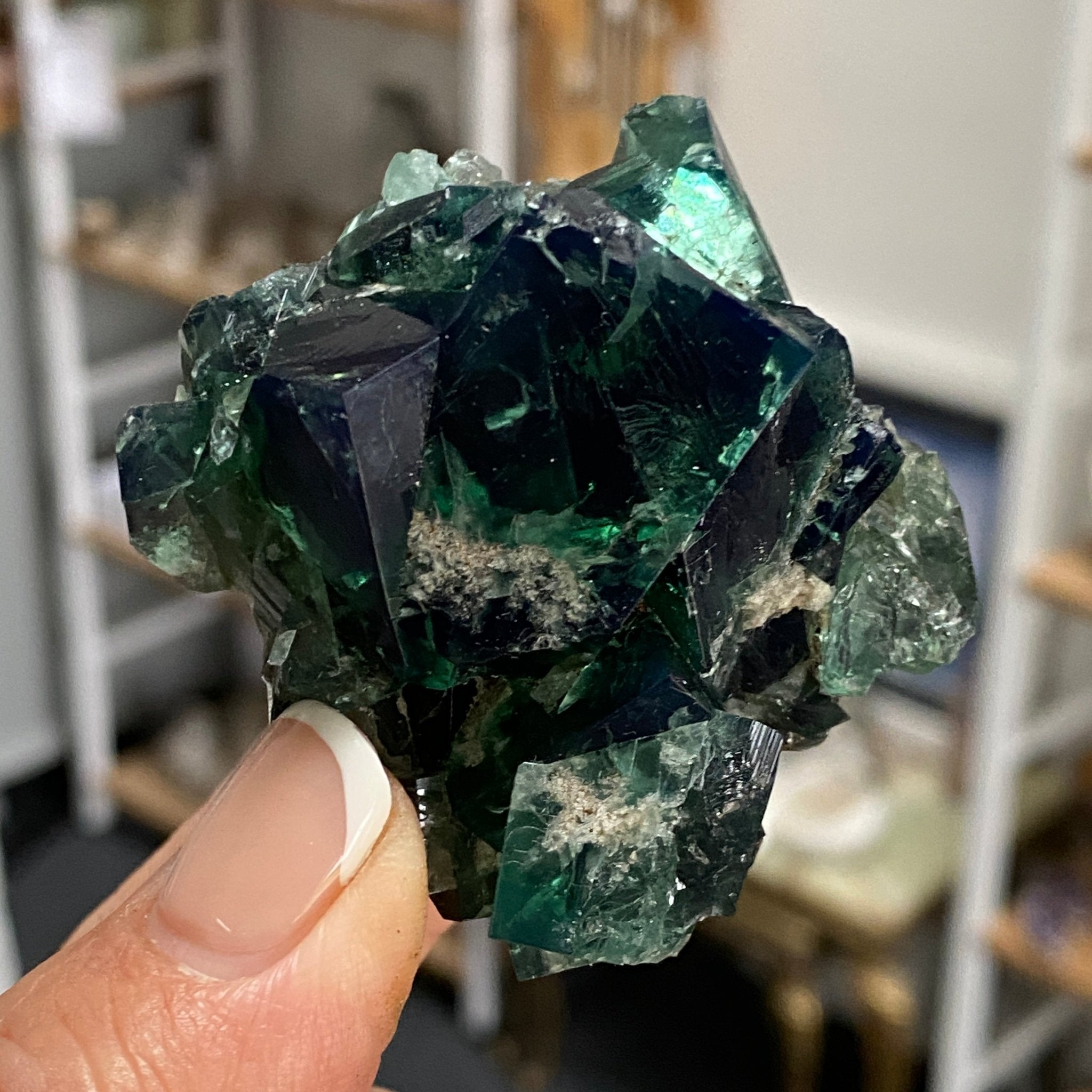 🌌 Northern Lights Pocket - UK Fluorite, Diana Maria Mine