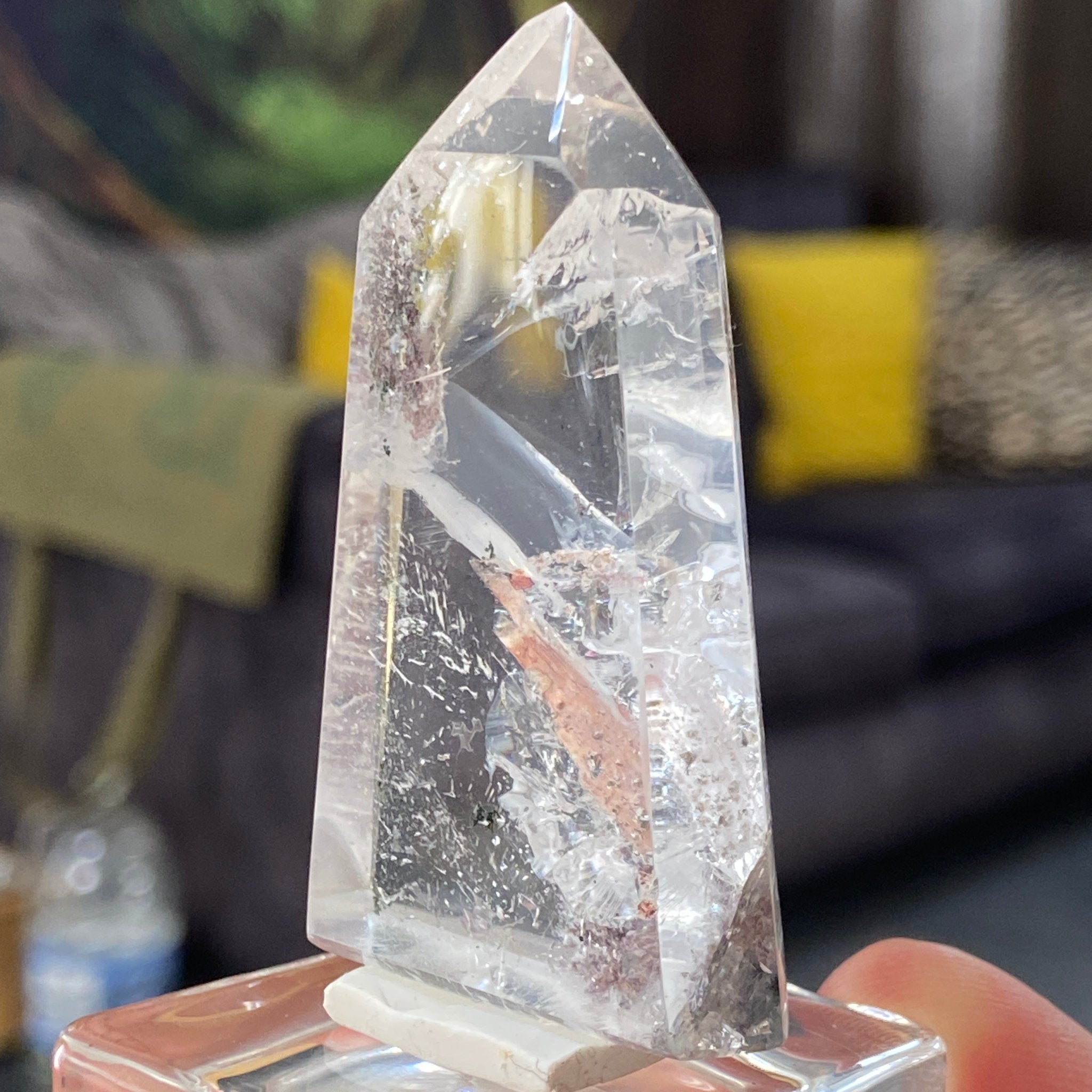 Hematite & Mica Quartz Tower – Madagascar