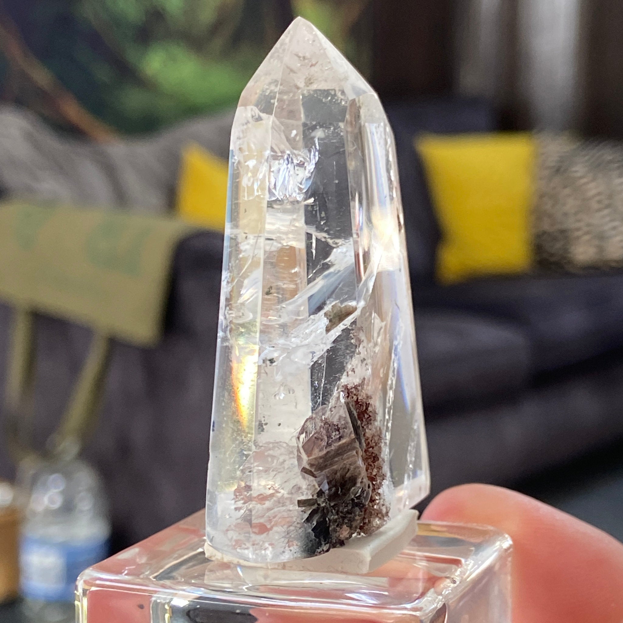 Hematite & Mica Quartz Tower – Madagascar