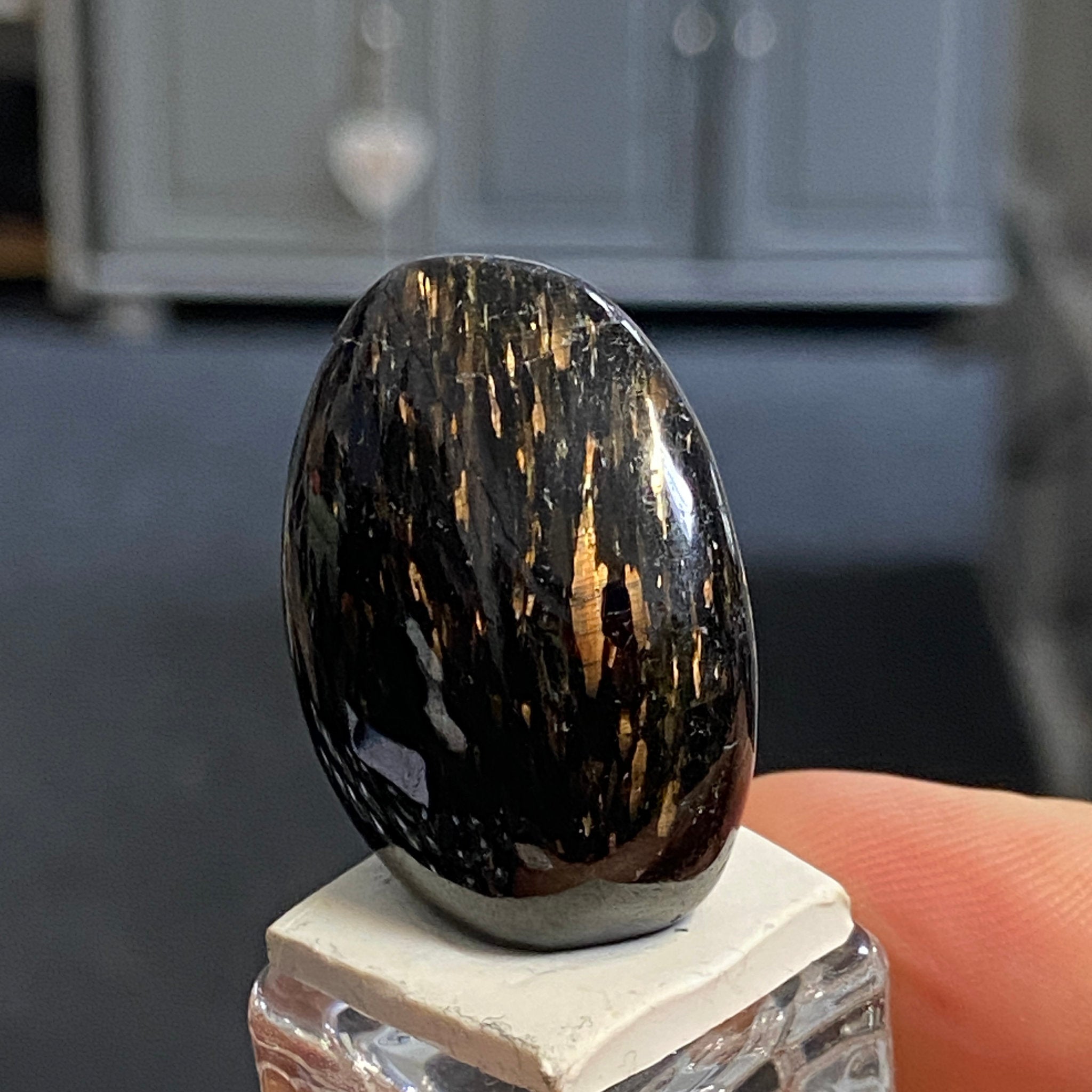 The Best Nuummite from Greenland - Tumbled Stone