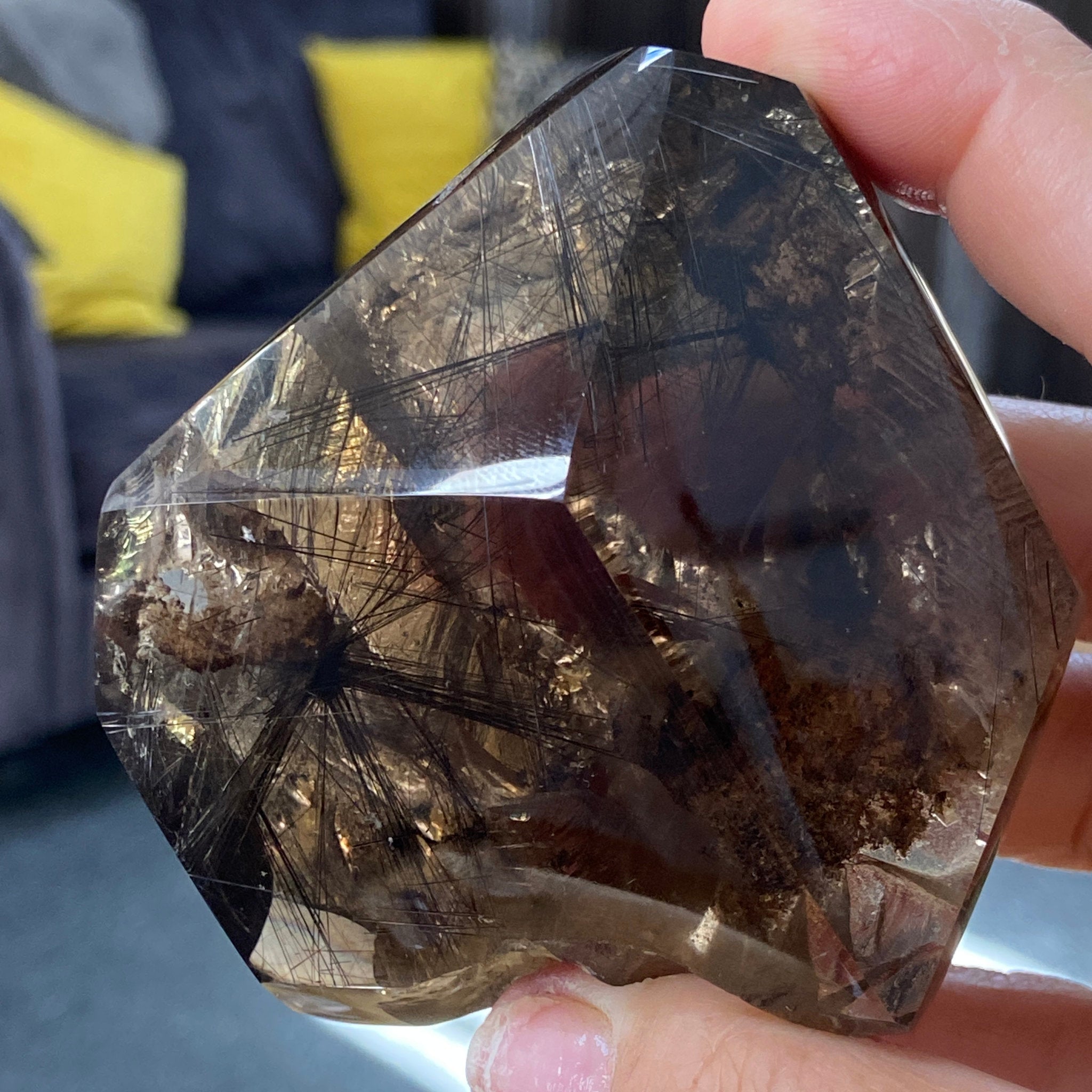 Private Collection - AAA Smoky Rutile Quartz Freeform – Brazil