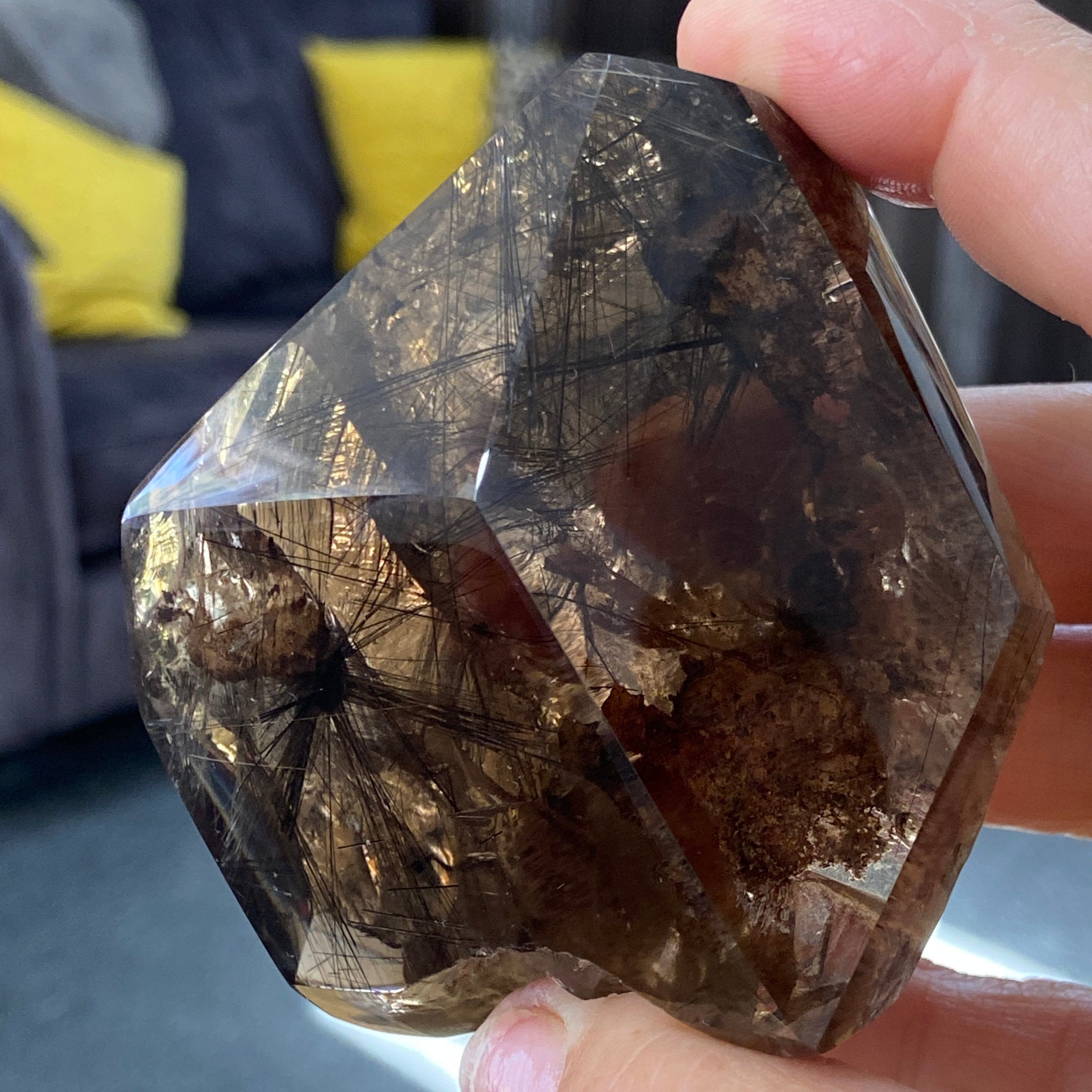 Private Collection - AAA Smoky Rutile Quartz Freeform – Brazil