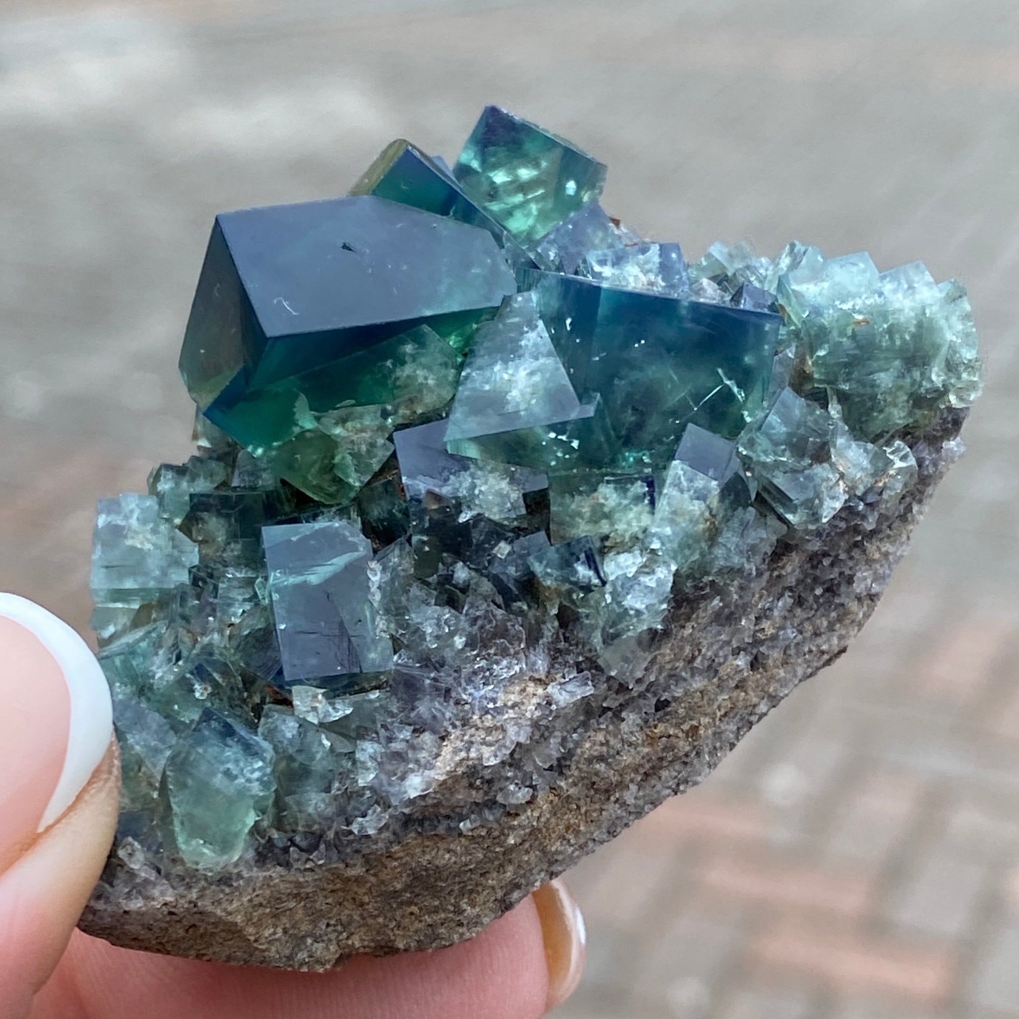 💎 Pocket 42 Fluorite – Diana Maria Mine, UK Fluorite