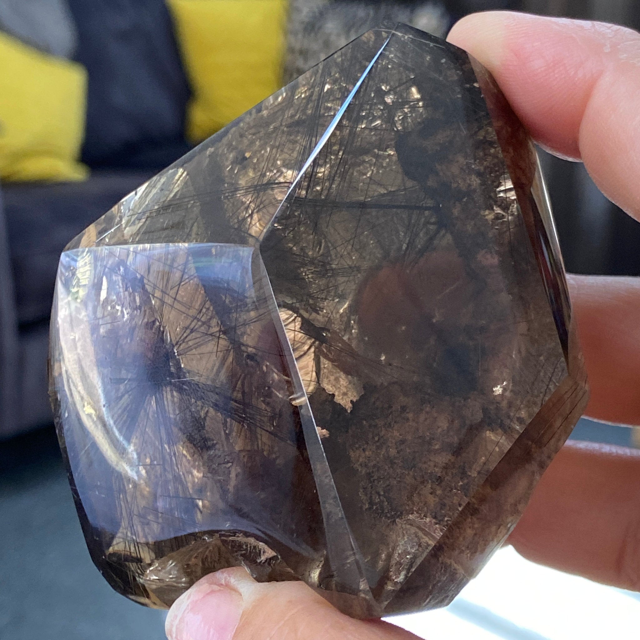 Private Collection - AAA Smoky Rutile Quartz Freeform – Brazil