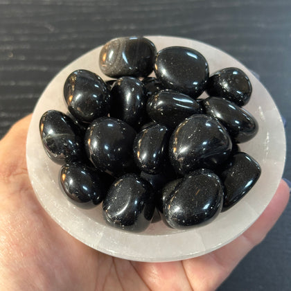 Black Obsidian Tumbled Stones