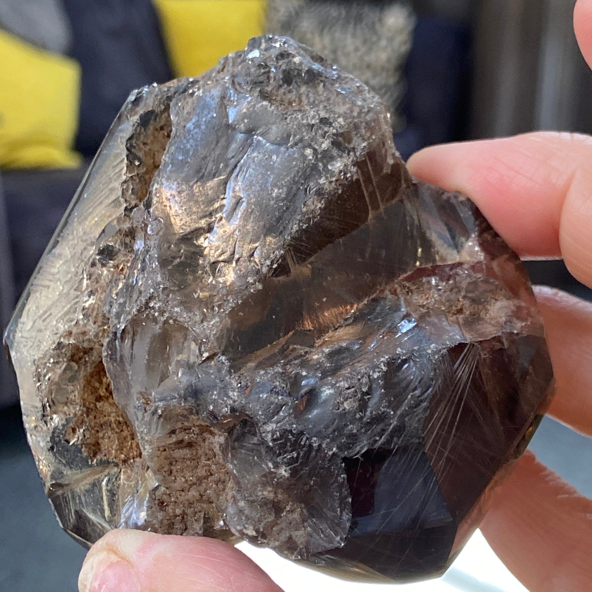 Private Collection - AAA Smoky Rutile Quartz Freeform – Brazil