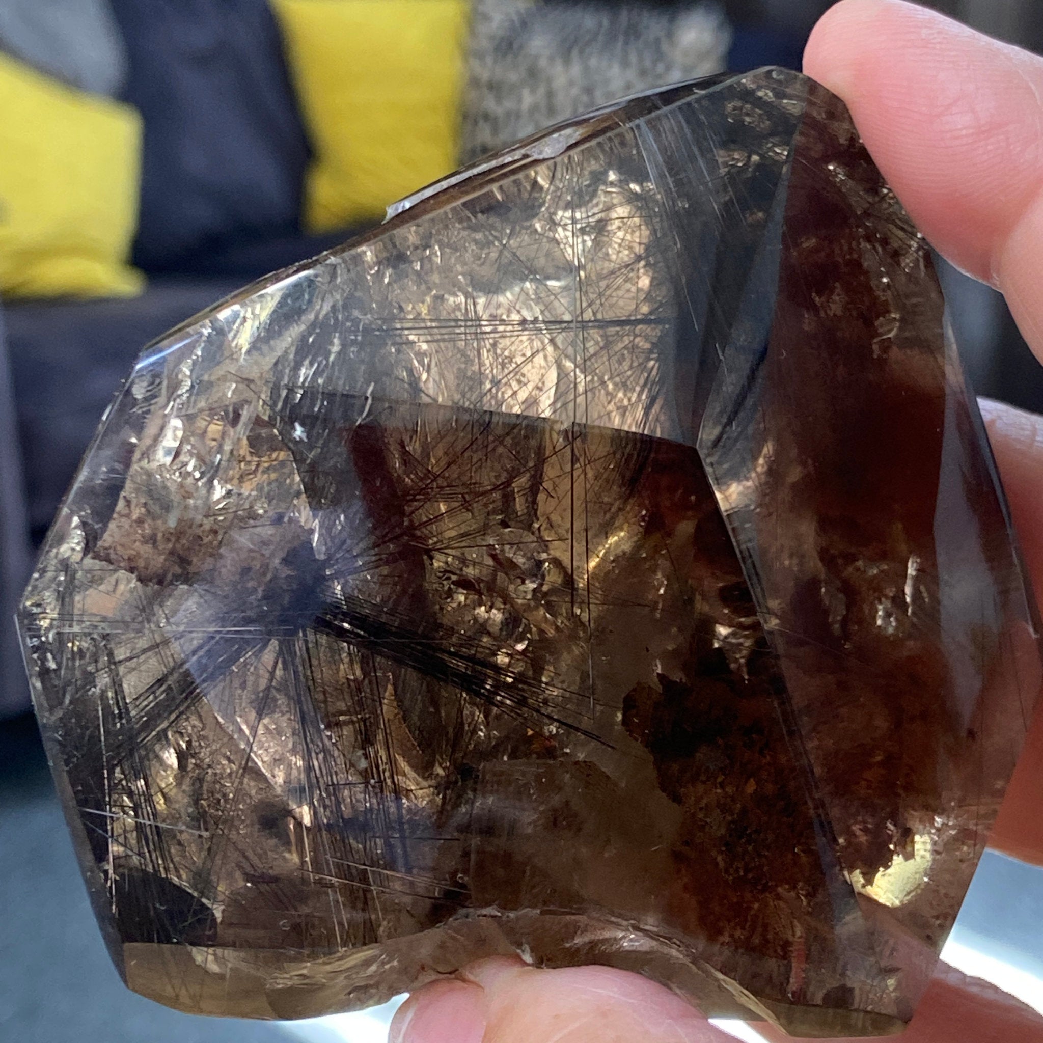 Private Collection - AAA Smoky Rutile Quartz Freeform – Brazil
