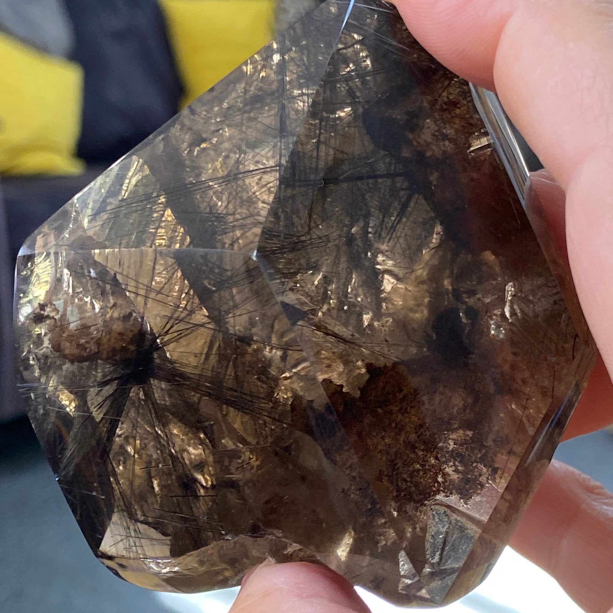 Private Collection - AAA Smoky Rutile Quartz Freeform – Brazil