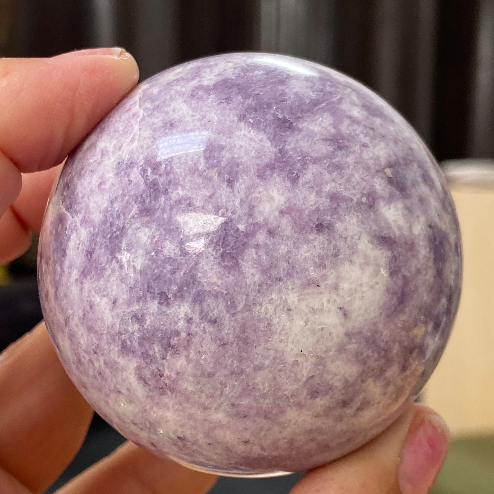 Lepidolite Sphere – Brazil