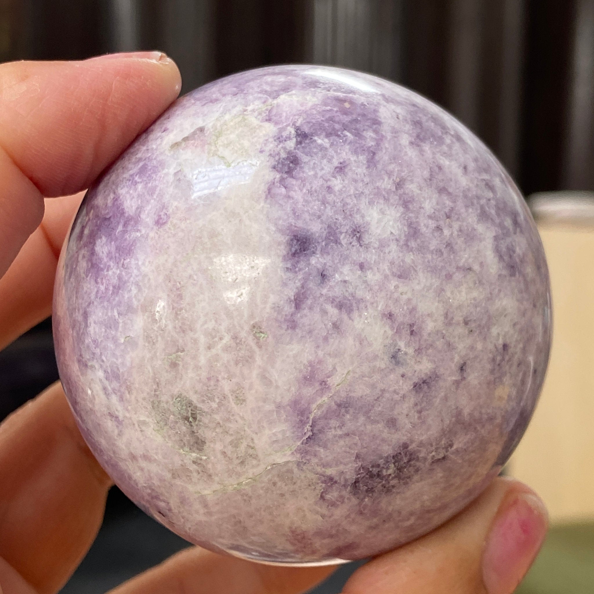 Lepidolite Sphere – Brazil