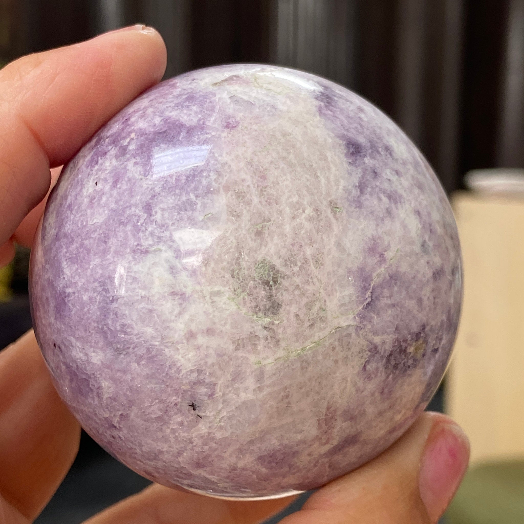 Lepidolite Sphere – Brazil
