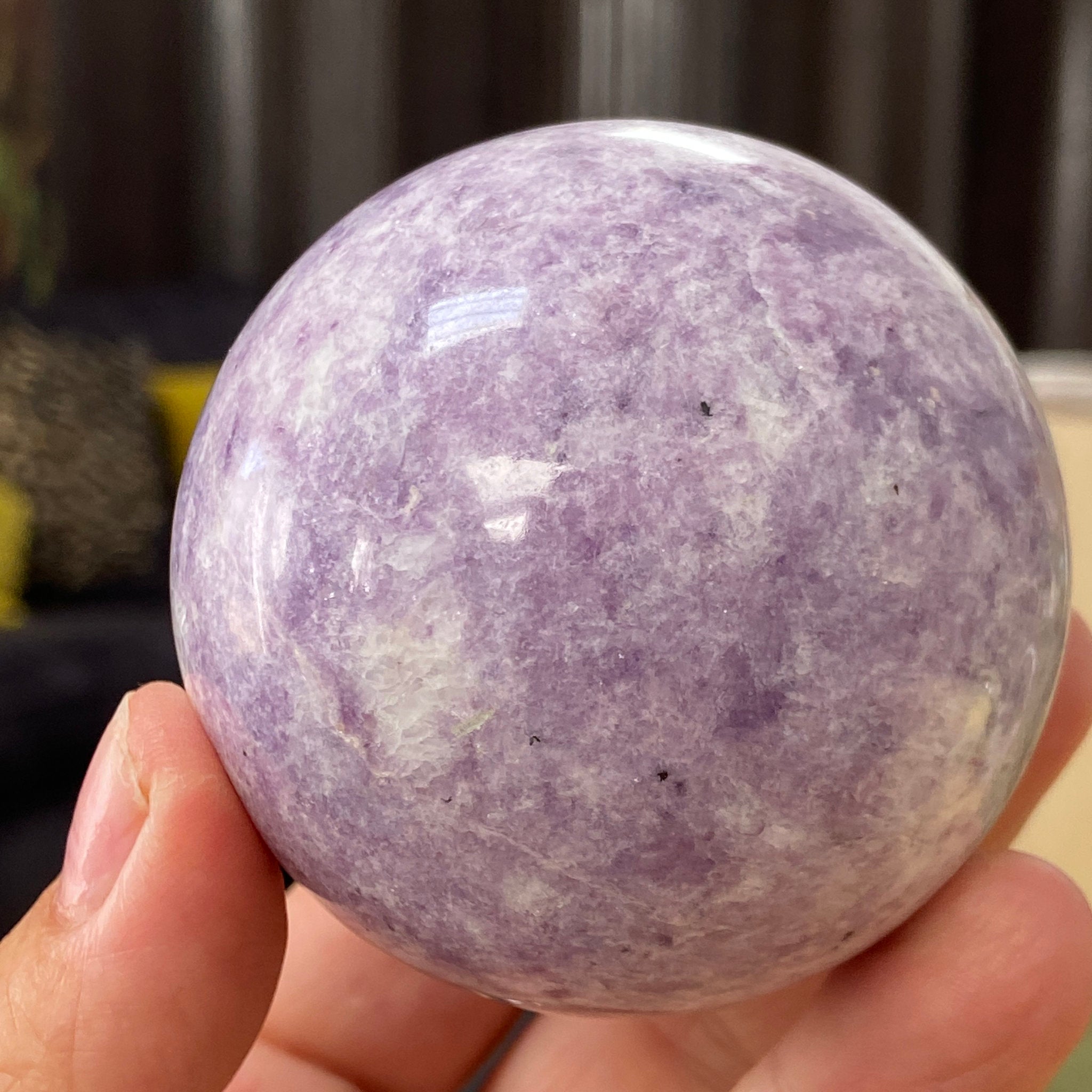 Lepidolite Sphere – Brazil