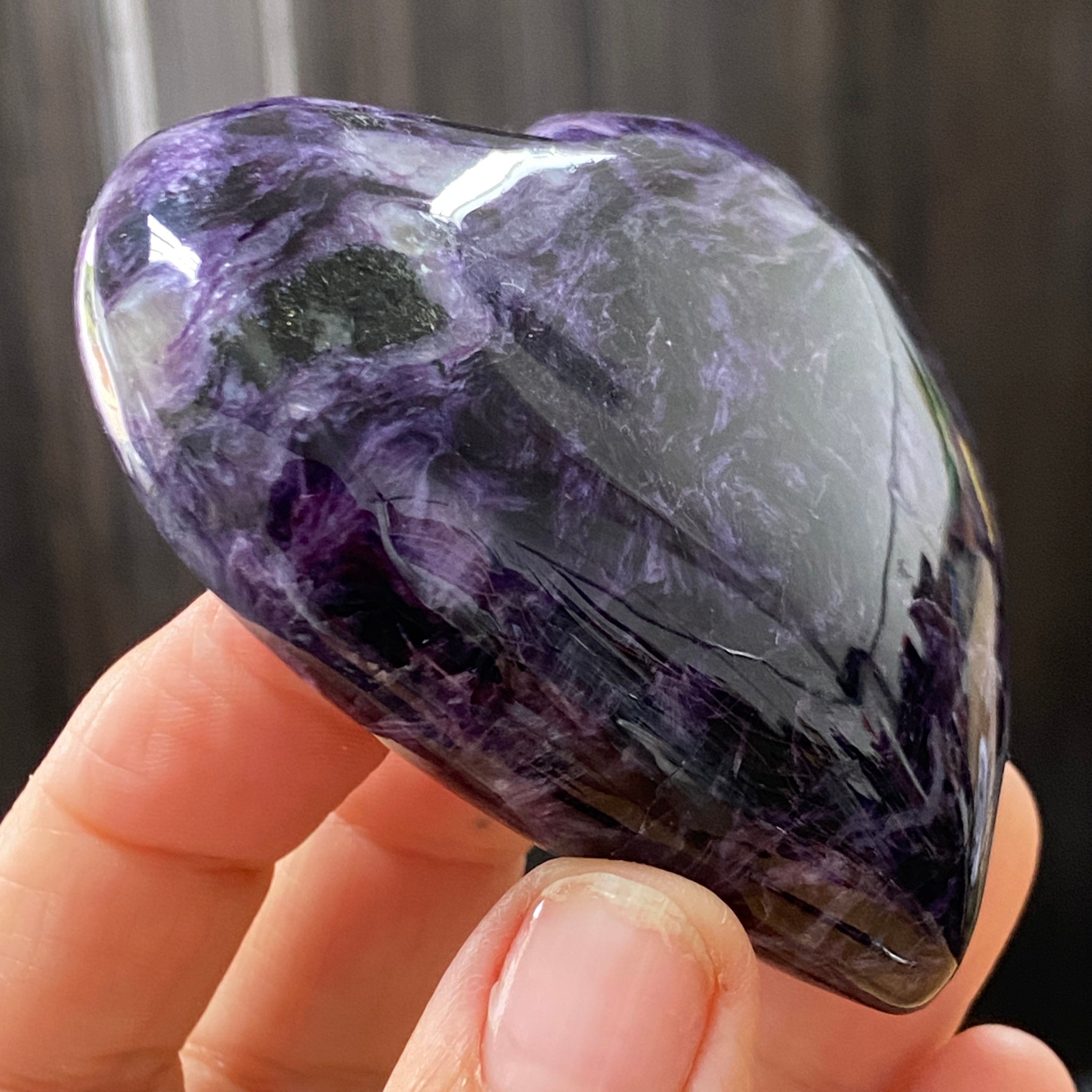 Charoite Heart – Russia