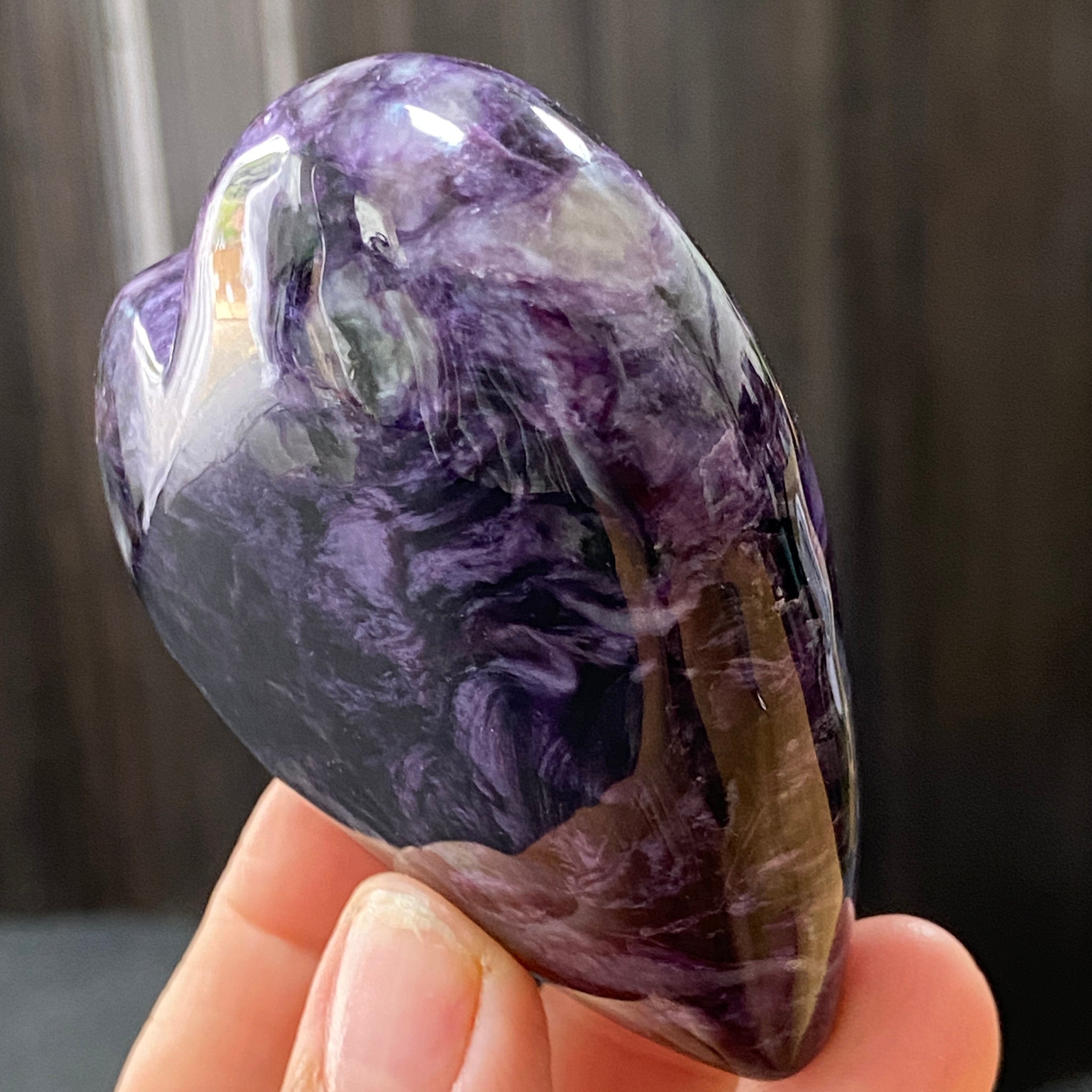 Charoite Heart – Russia