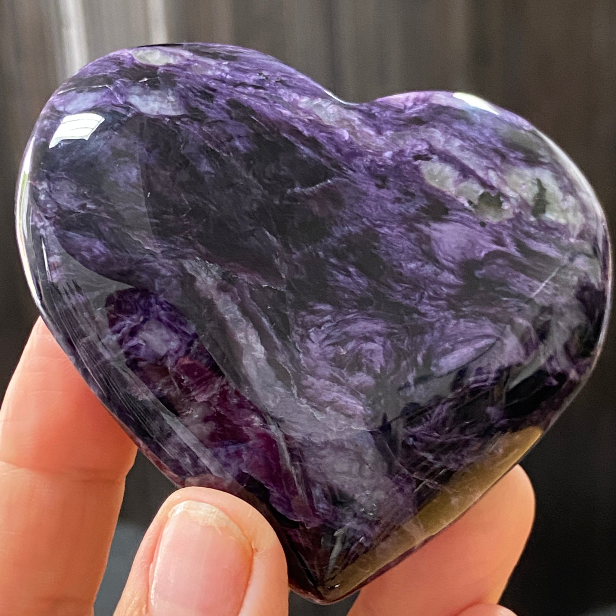 Charoite Heart – Russia