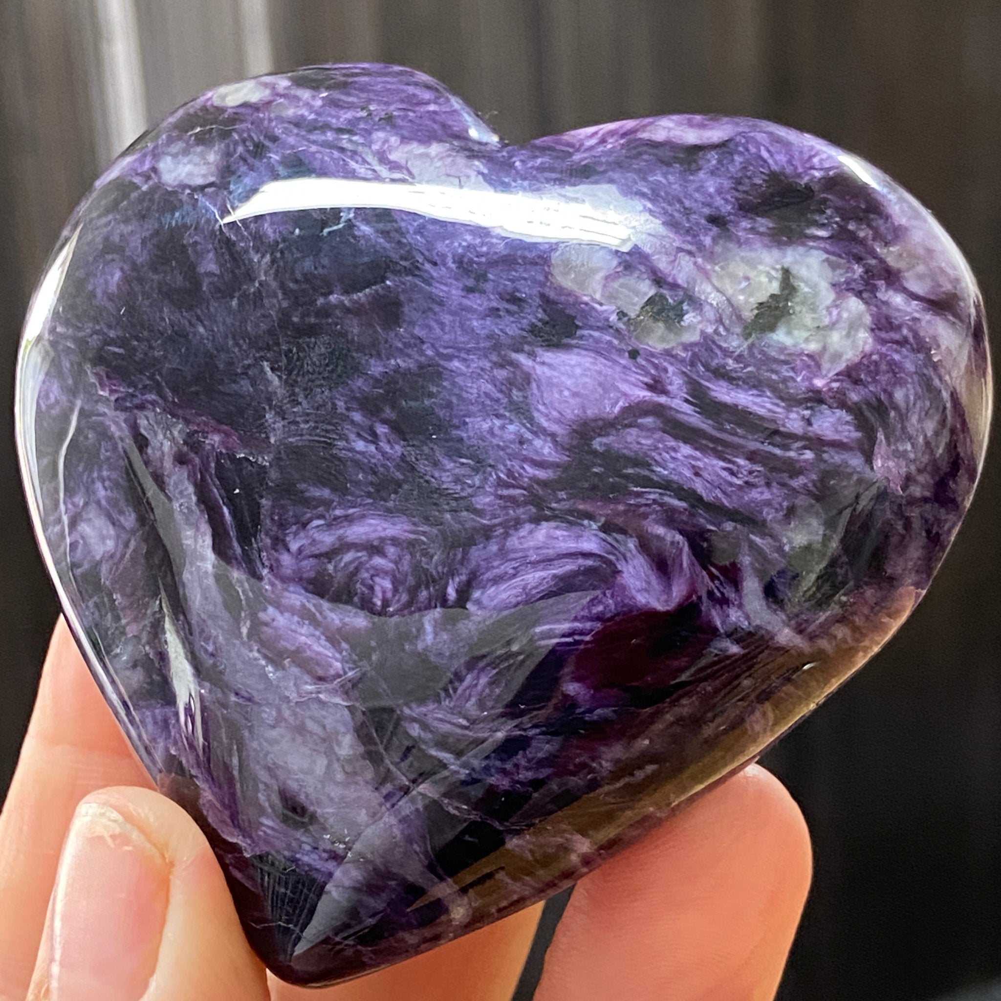 Charoite Heart – Russia