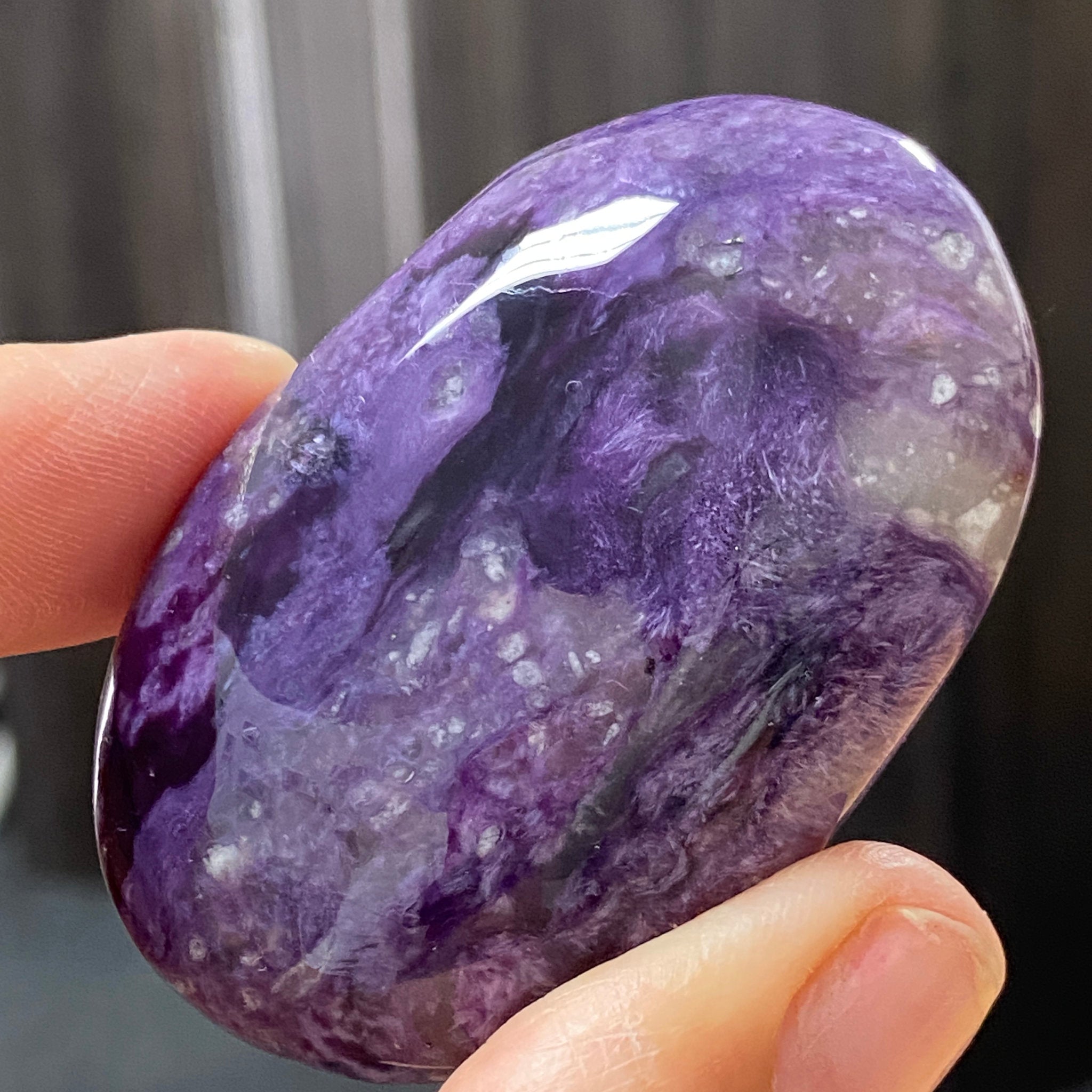 Charoite Palmstone - Russia