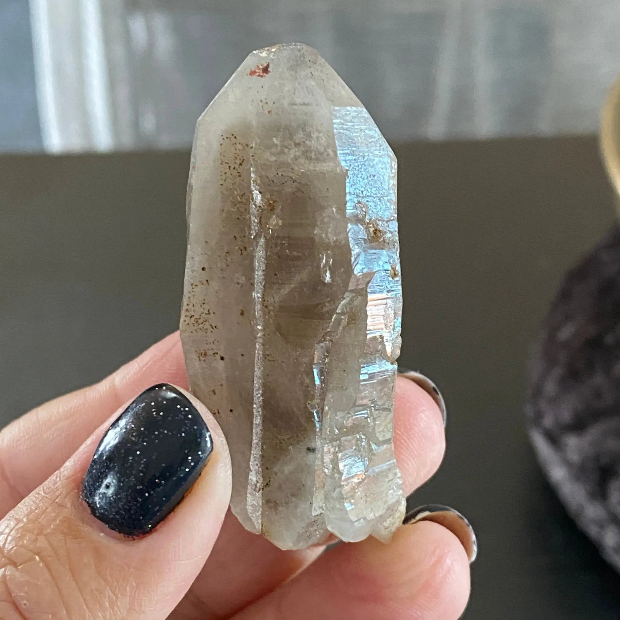 White Tipped Smoky Quartz Castle Rocks Cornwall