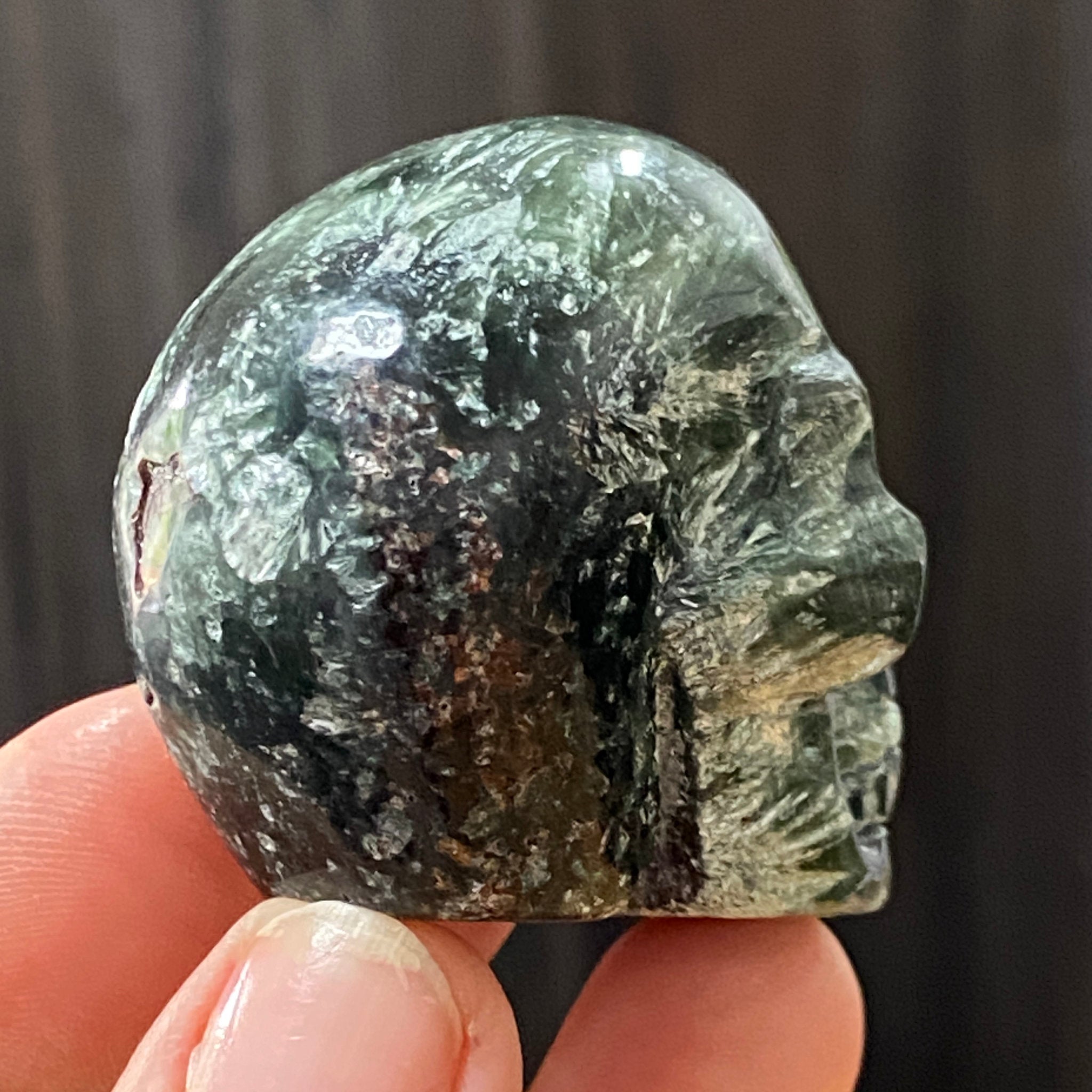 Seraphinite Skull – Russia