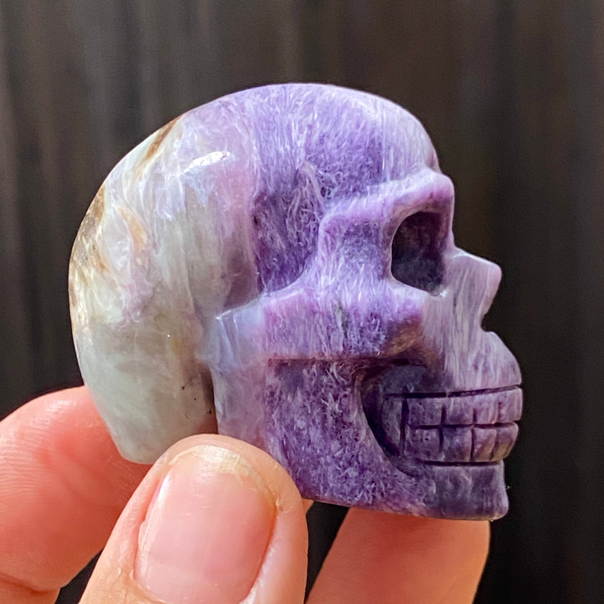Charoite Skull – Russia