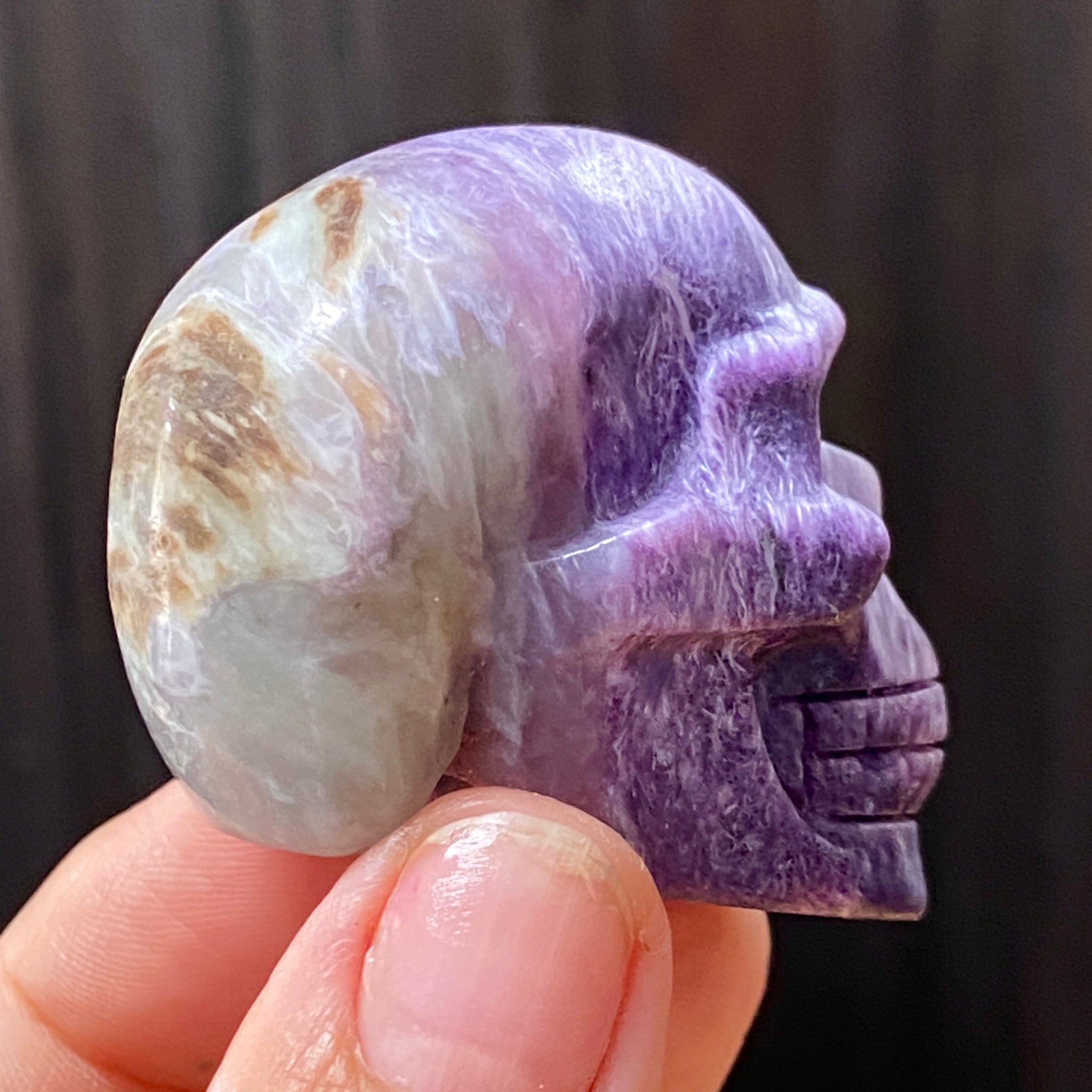 Charoite Skull – Russia