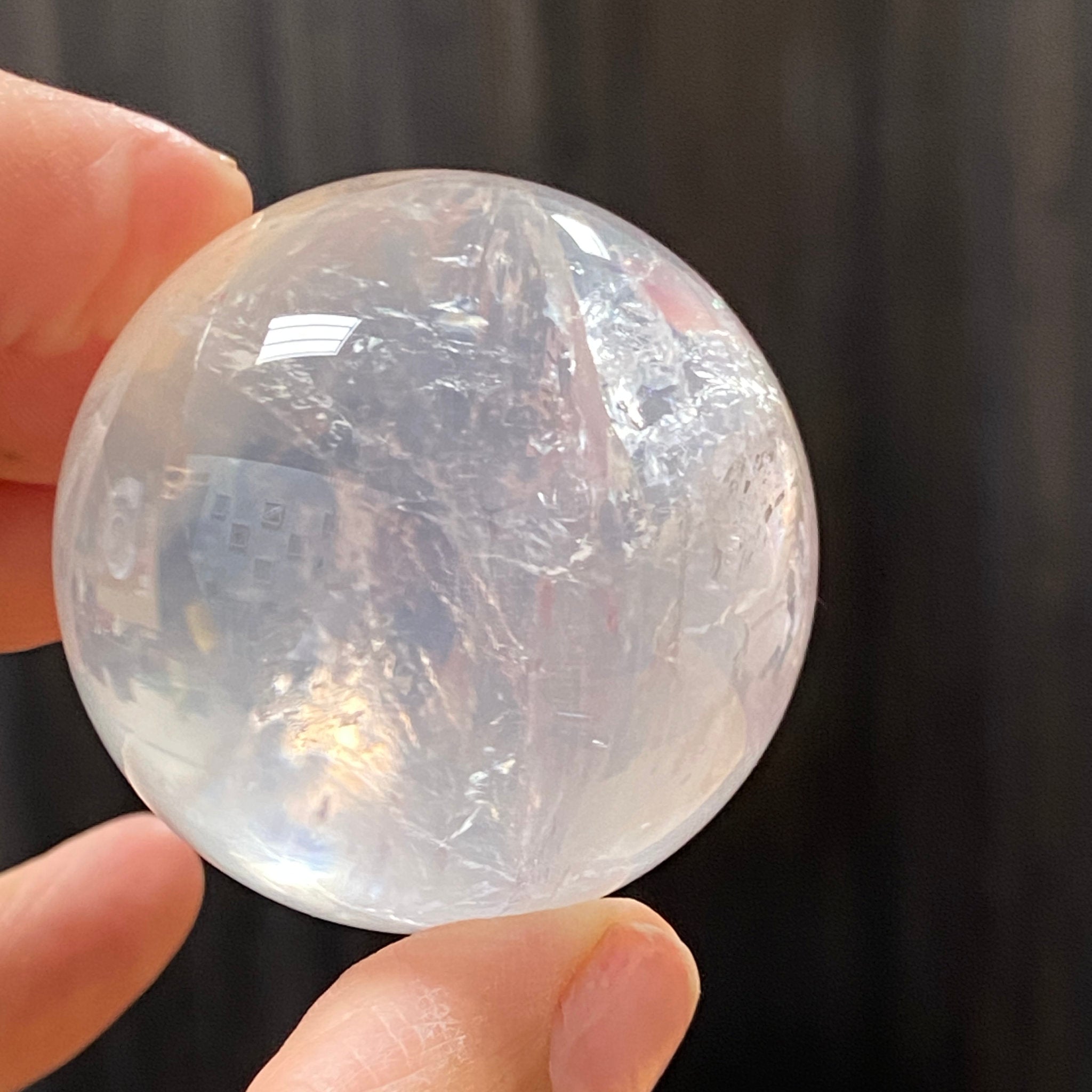 Girasol Quartz with Fuchsite Sphere