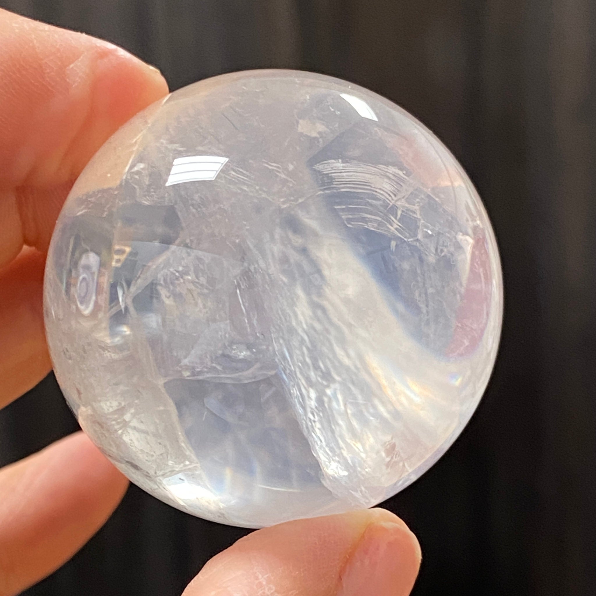 Girasol Quartz with Fuchsite Sphere