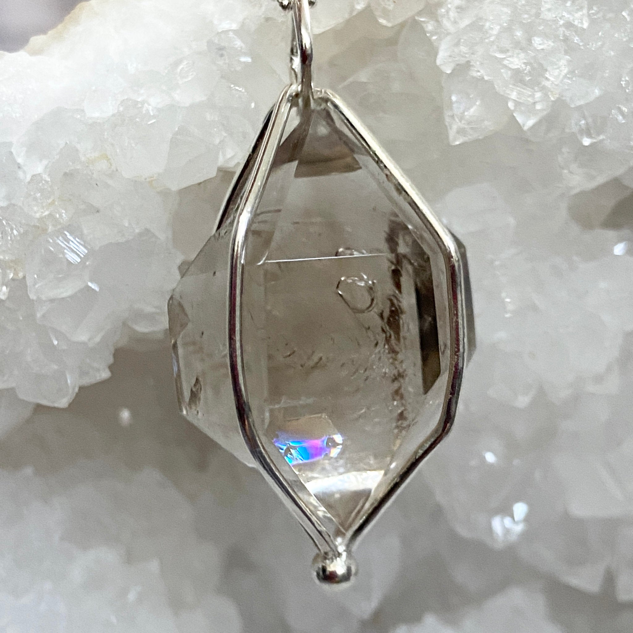 Smoky Quartz Enhydro Pendant – Bespoke by Song of the Sea