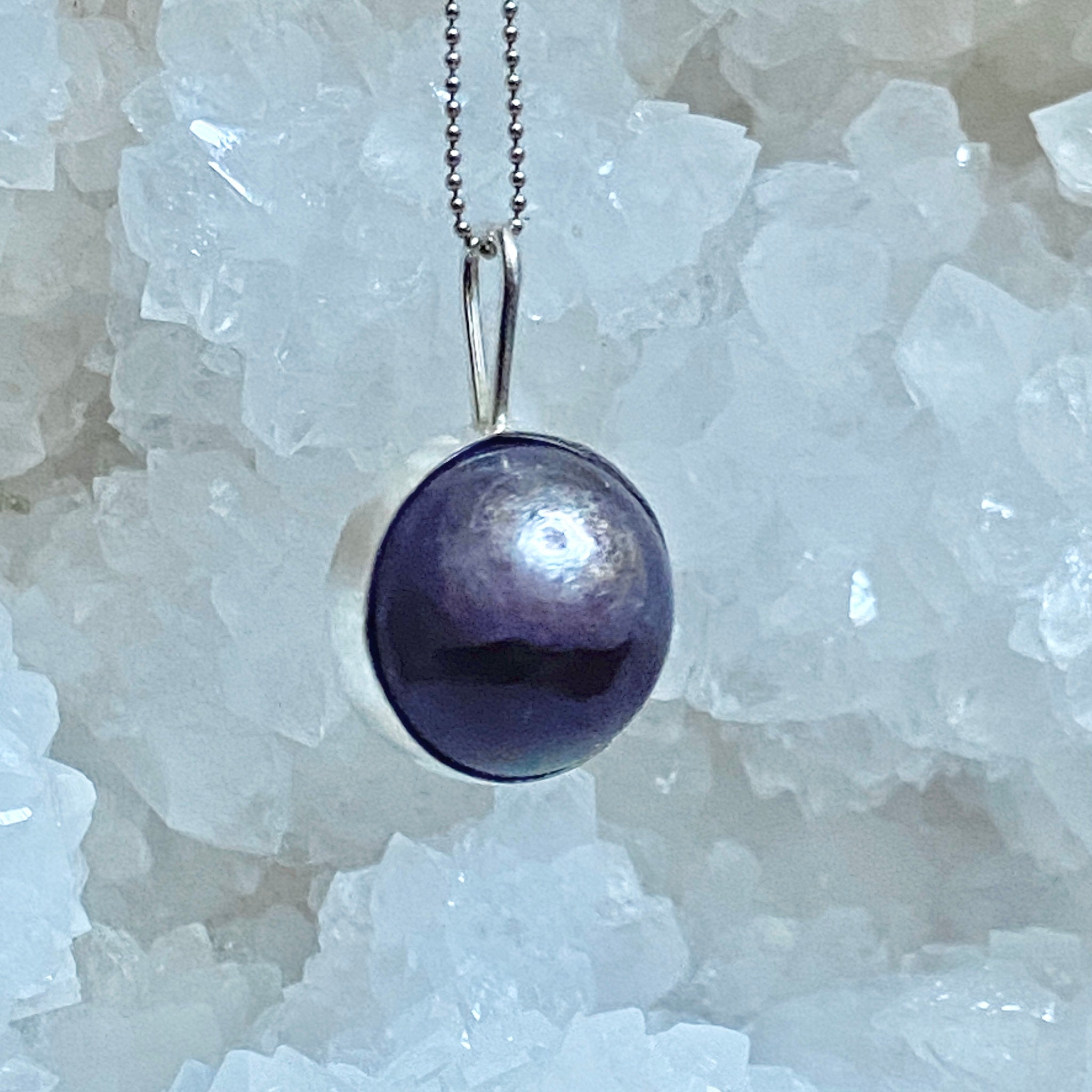 Purple Mica Spinner Pendant - Bespoke by Song of the Sea