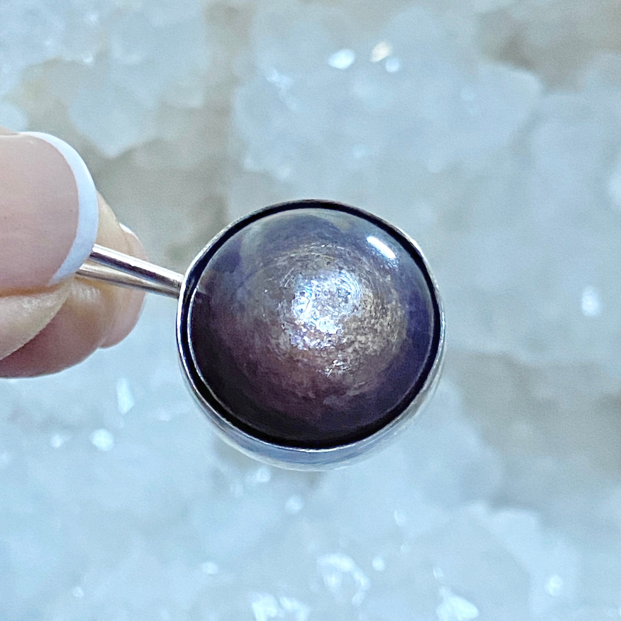 Purple Mica Spinner Pendant - Bespoke by Song of the Sea