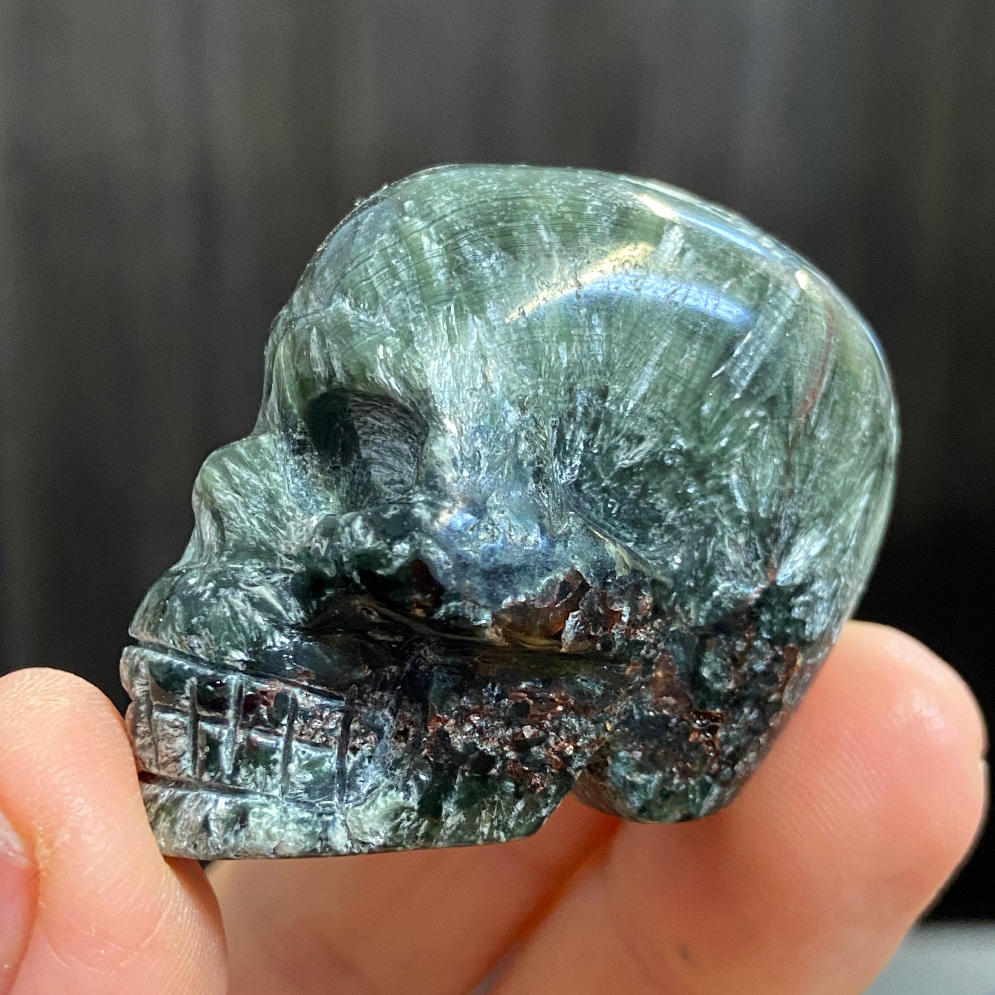 Seraphinite Skull – Russia