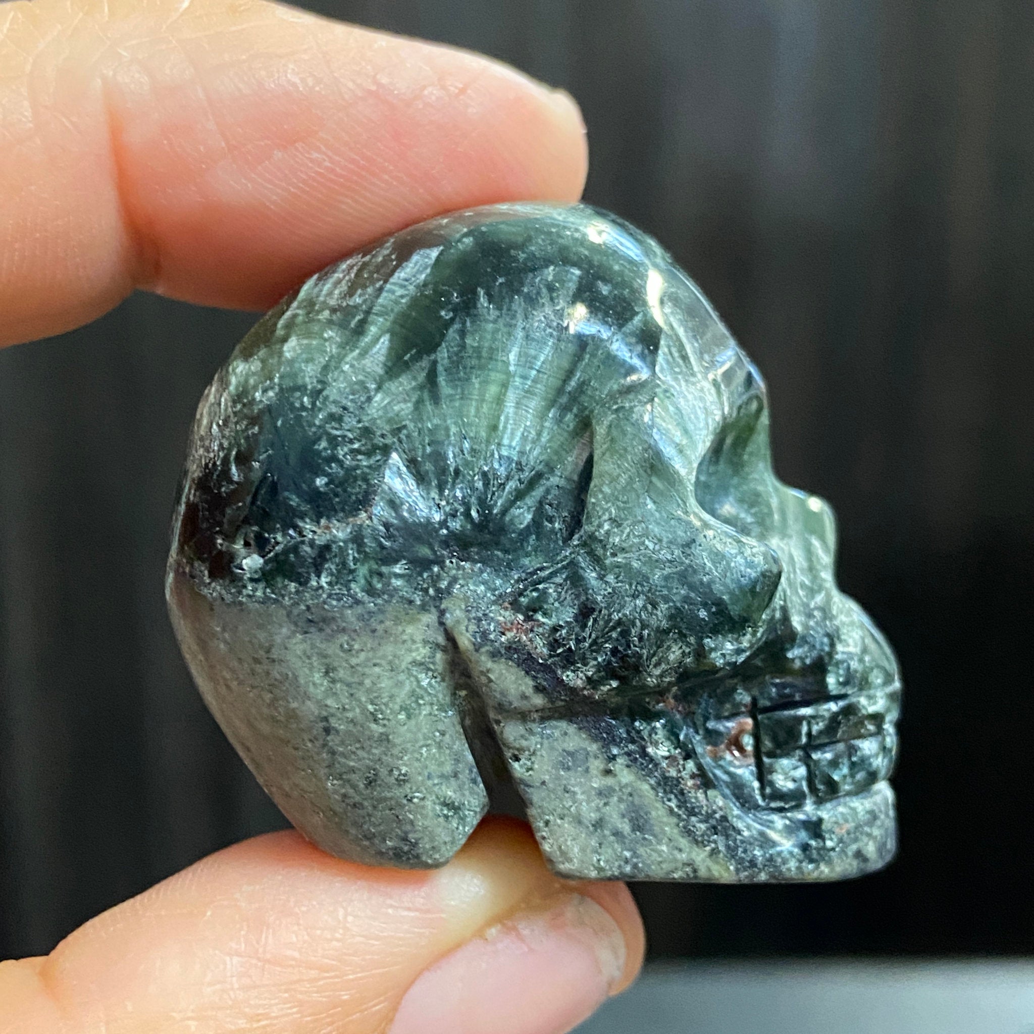 Seraphinite Skull – Russia