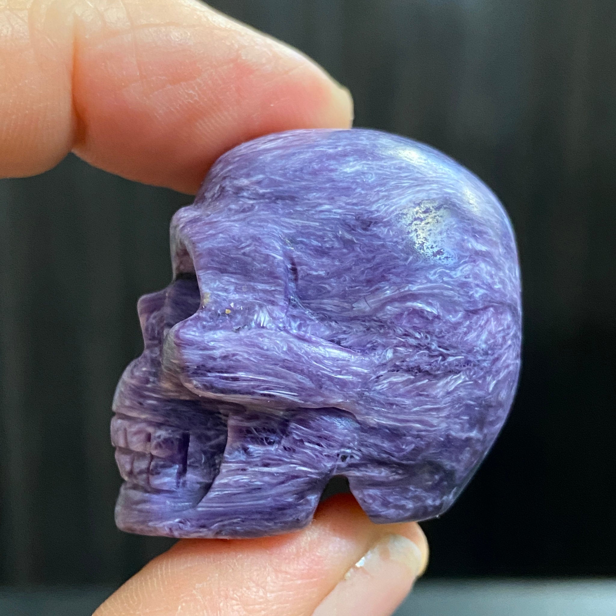 Charoite Skull – Russia