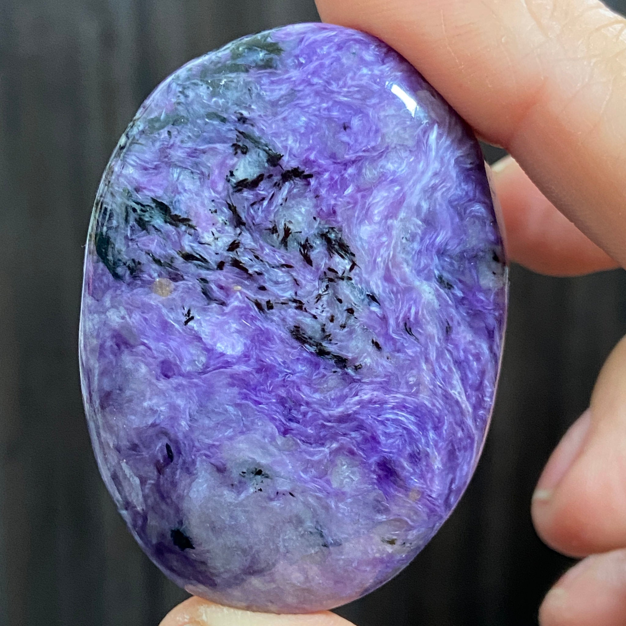 Charoite Palmstone - Russia