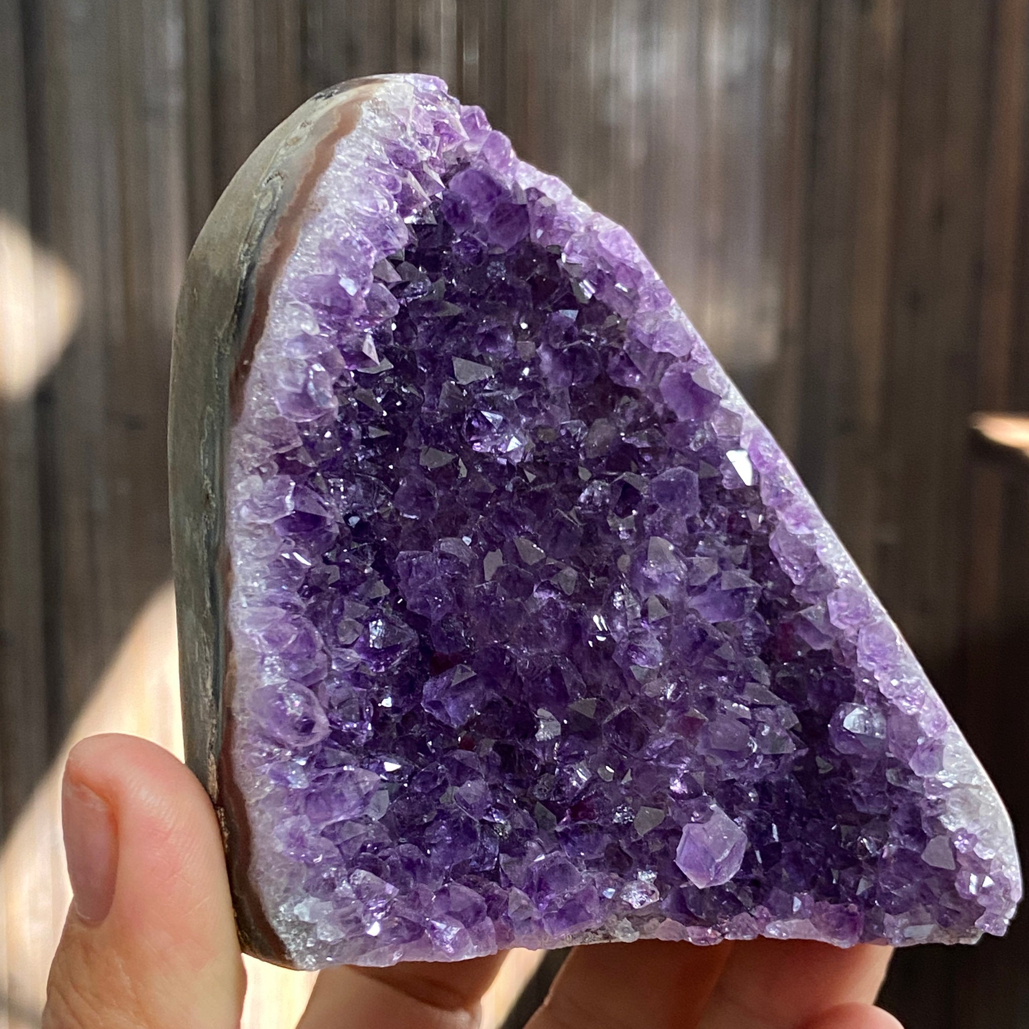 Uruguayan Amethyst Cut Base