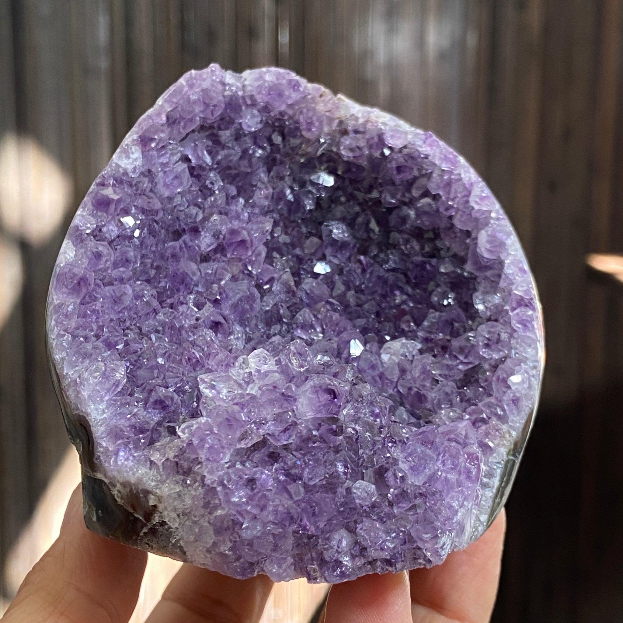 Uruguayan Amethyst Cut Base
