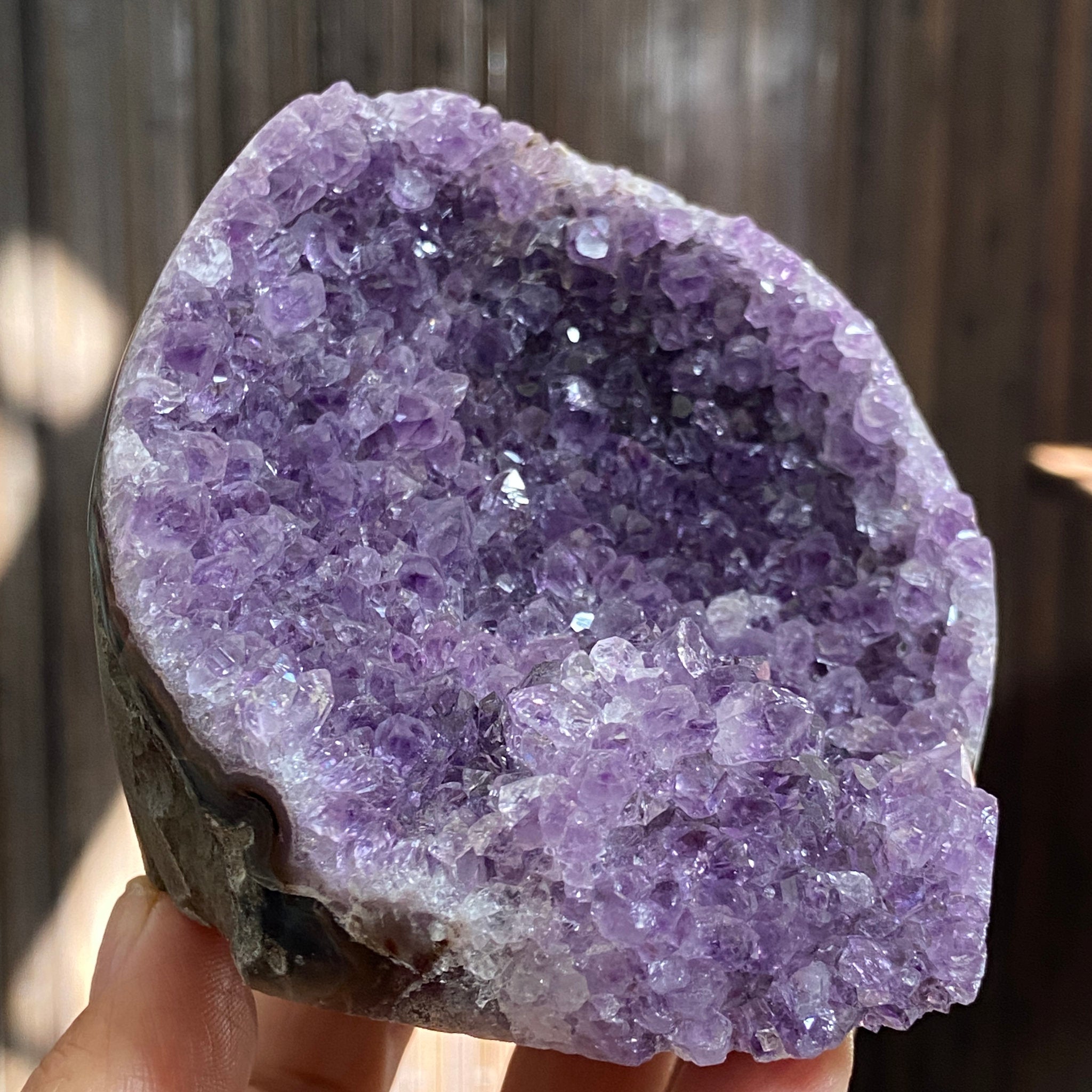 Uruguayan Amethyst Cut Base