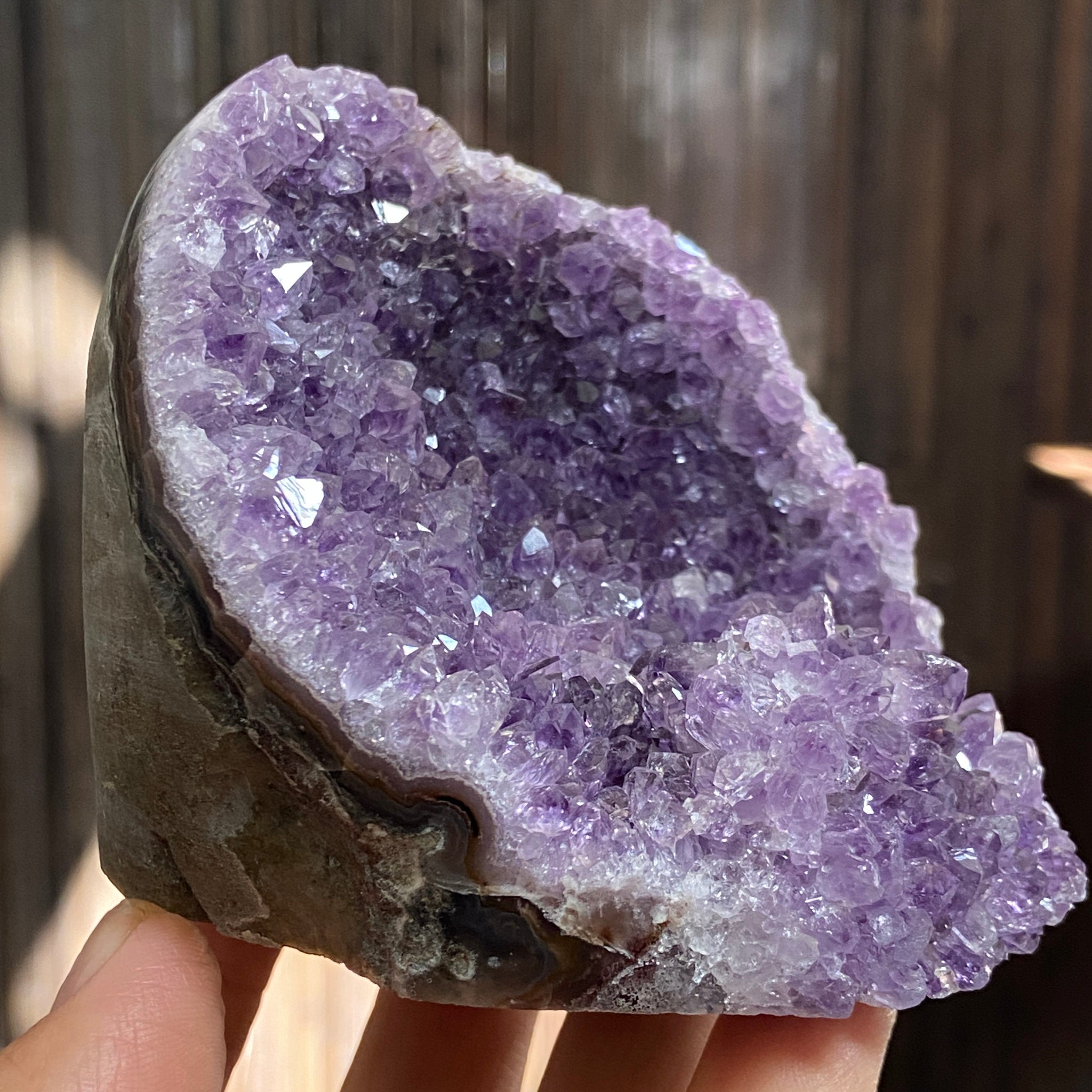 Uruguayan Amethyst Cut Base