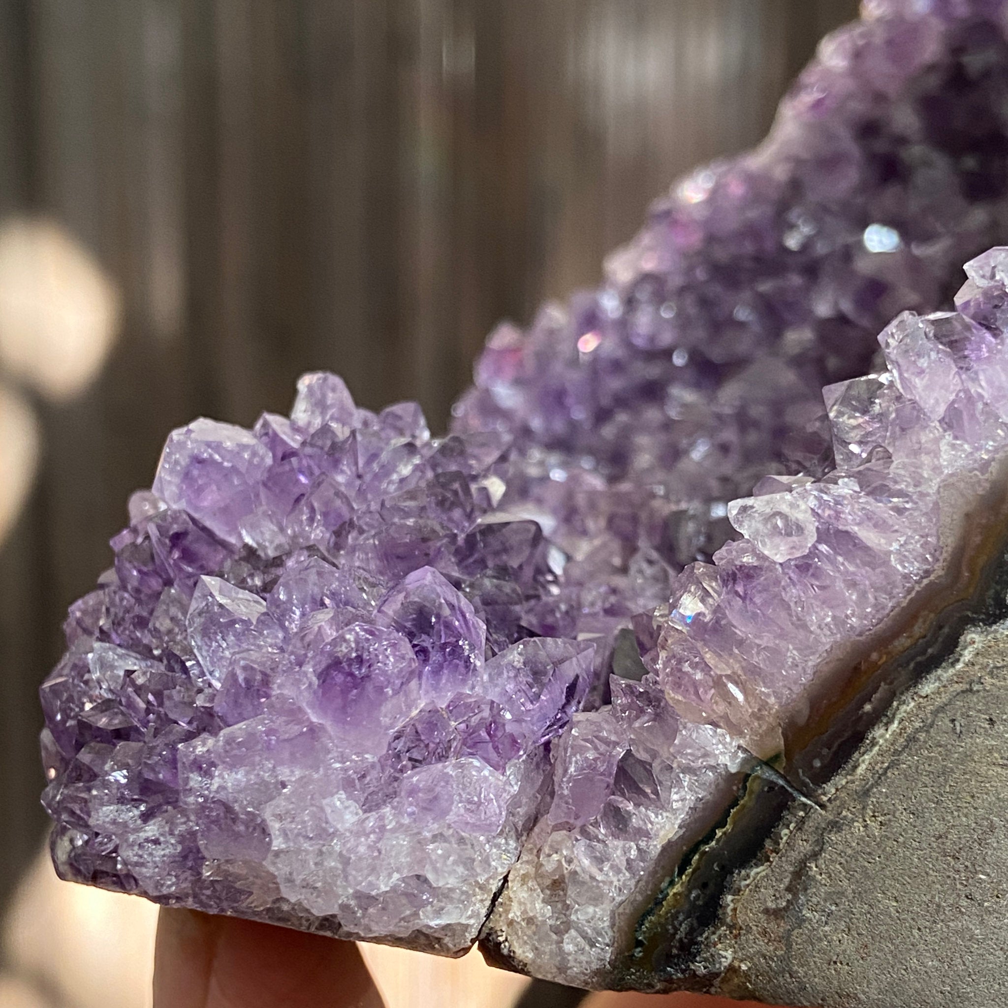 Uruguayan Amethyst Cut Base