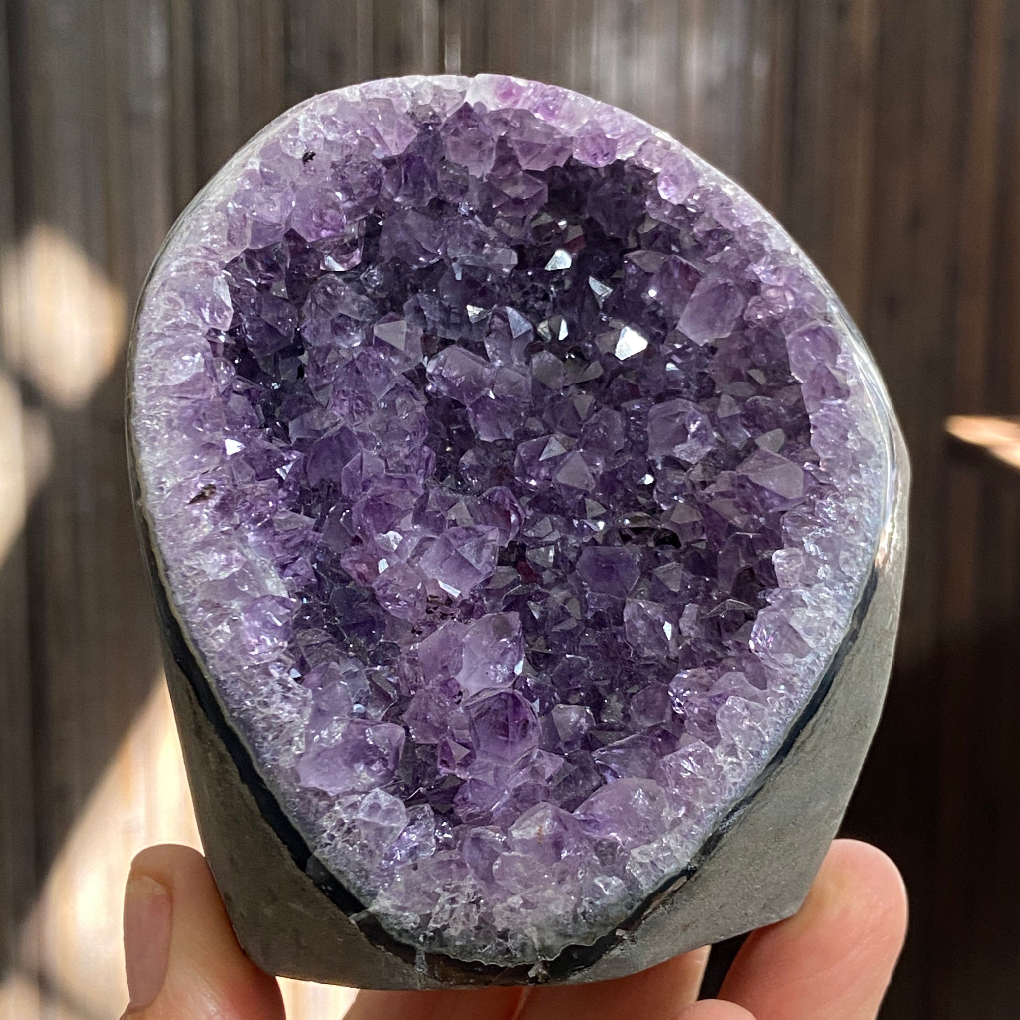 Uruguayan Amethyst Cut Base