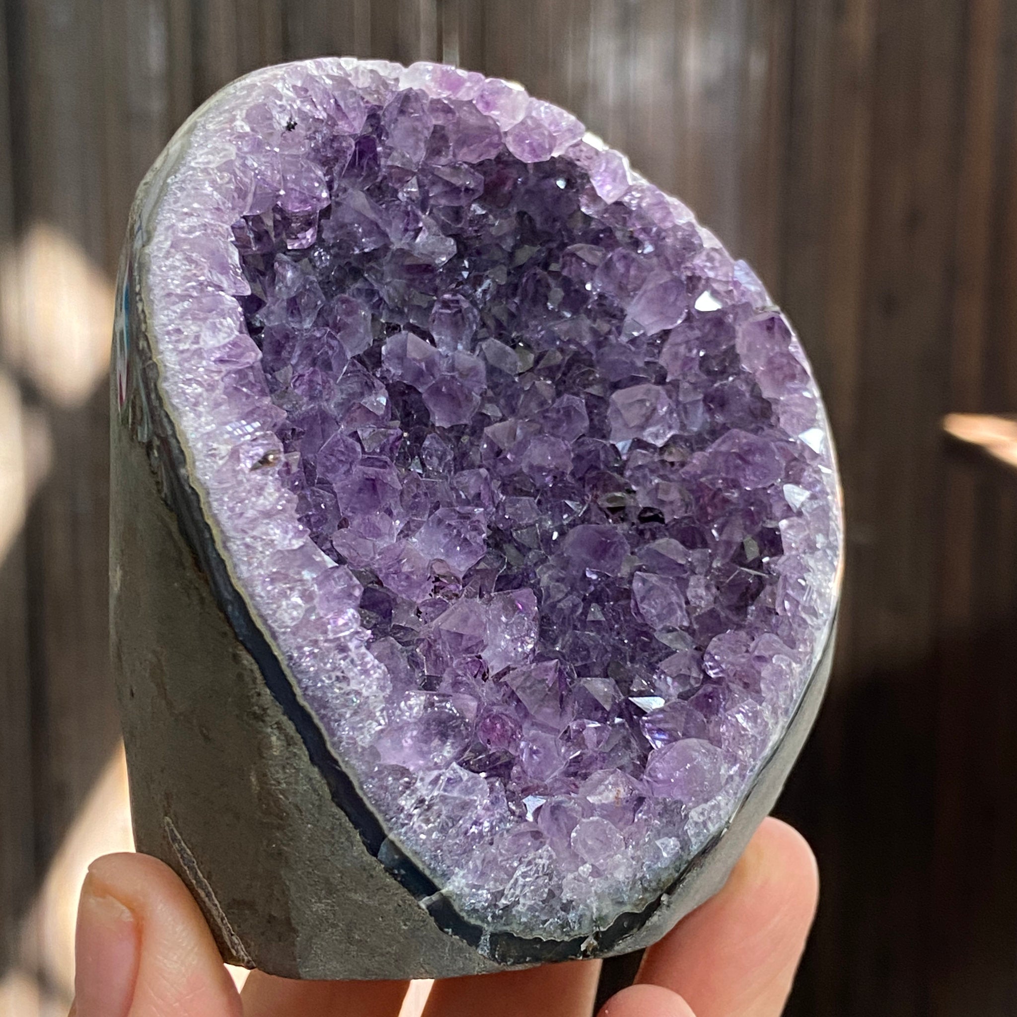 Uruguayan Amethyst Cut Base