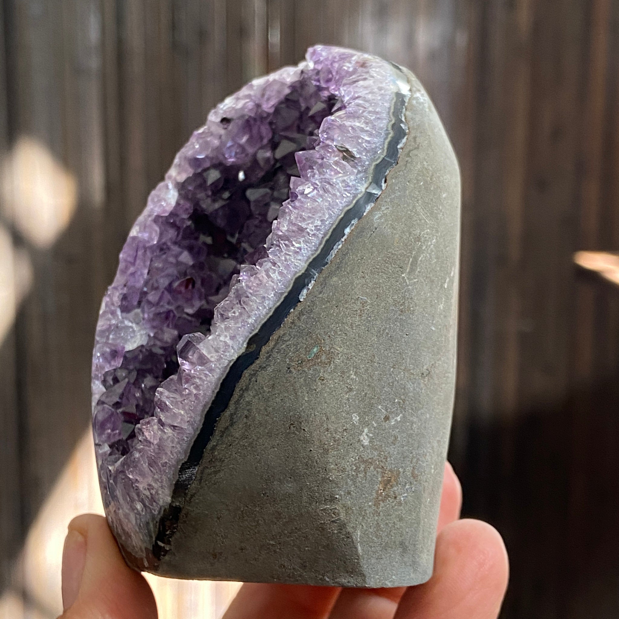 Uruguayan Amethyst Cut Base