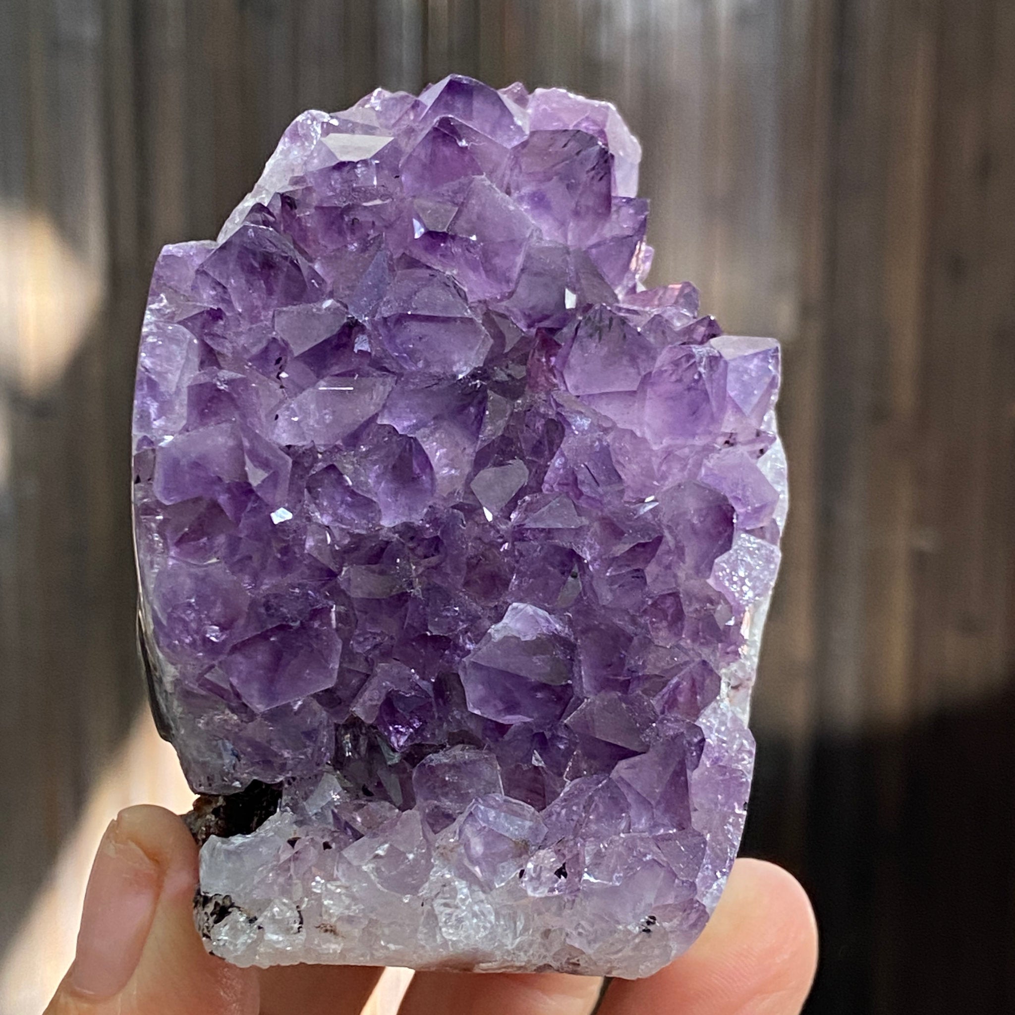 Uruguayan Amethyst Cut Base