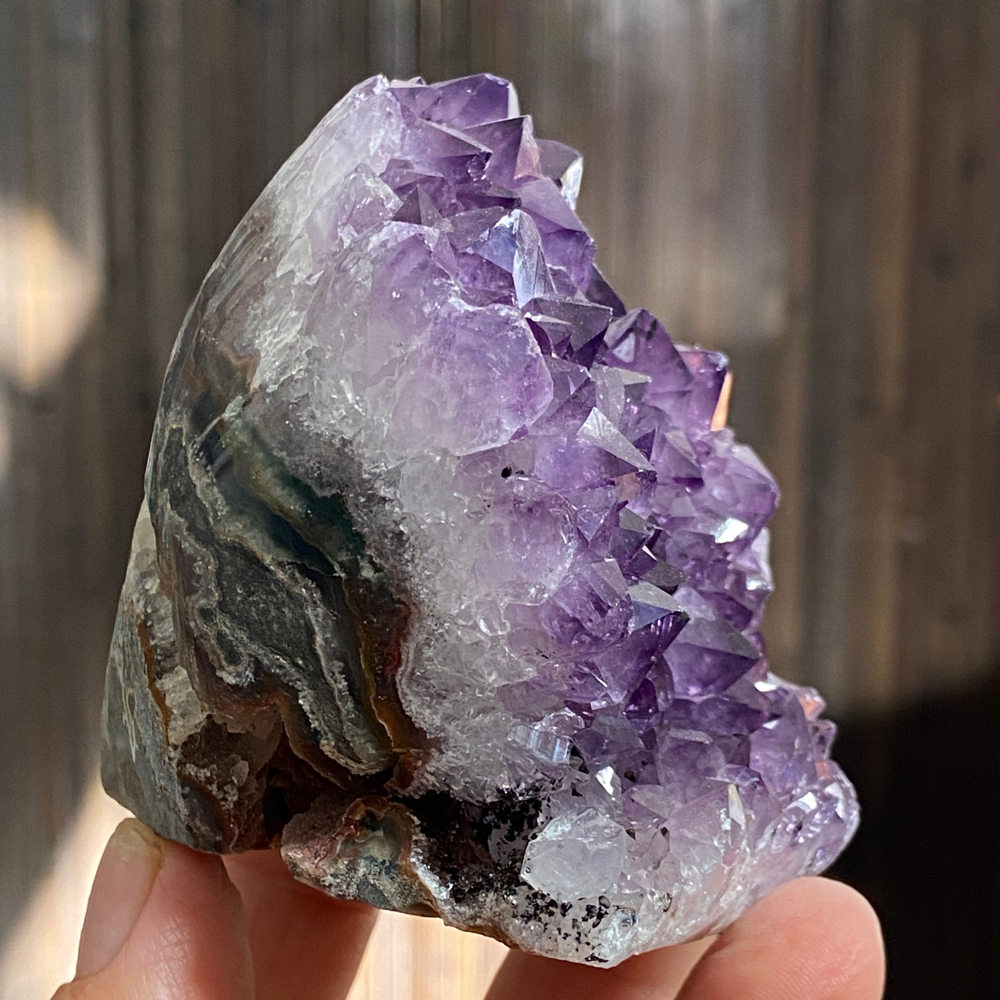 Uruguayan Amethyst Cut Base