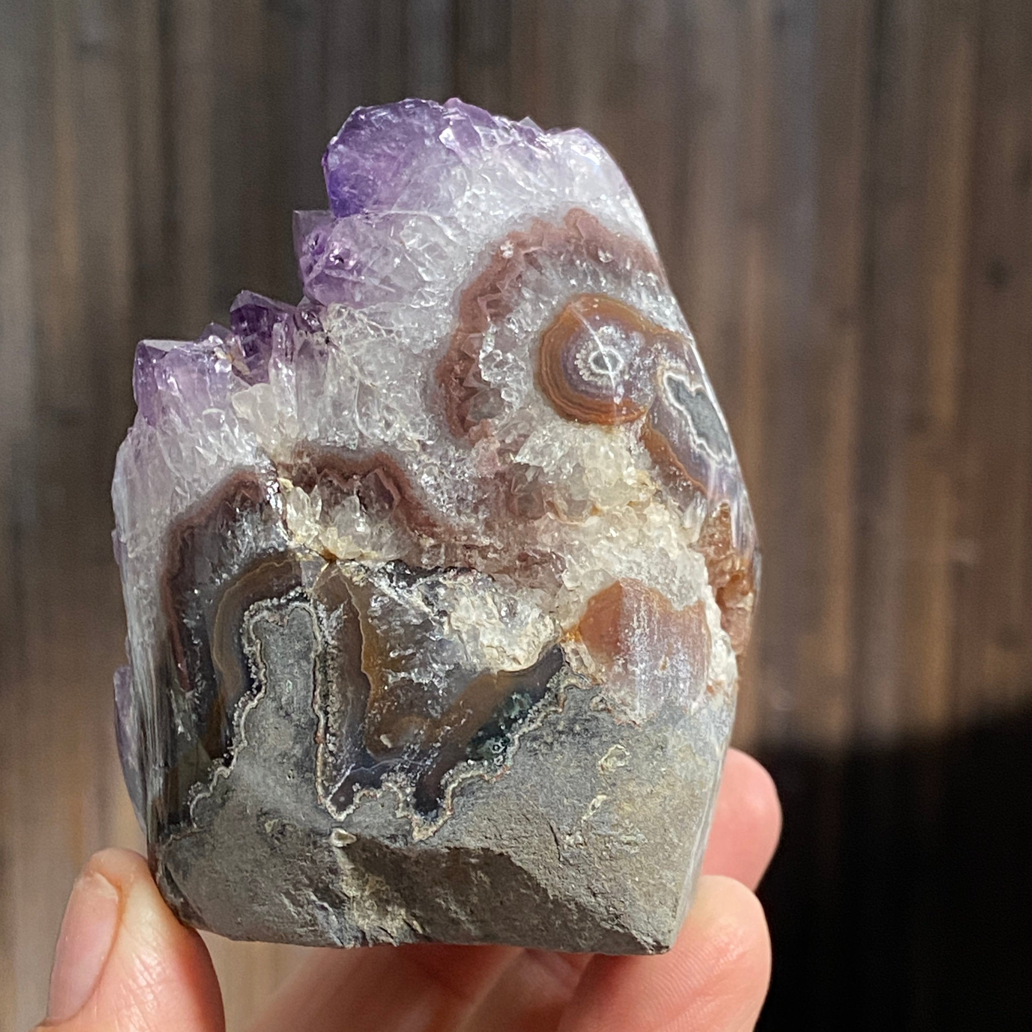Uruguayan Amethyst Cut Base