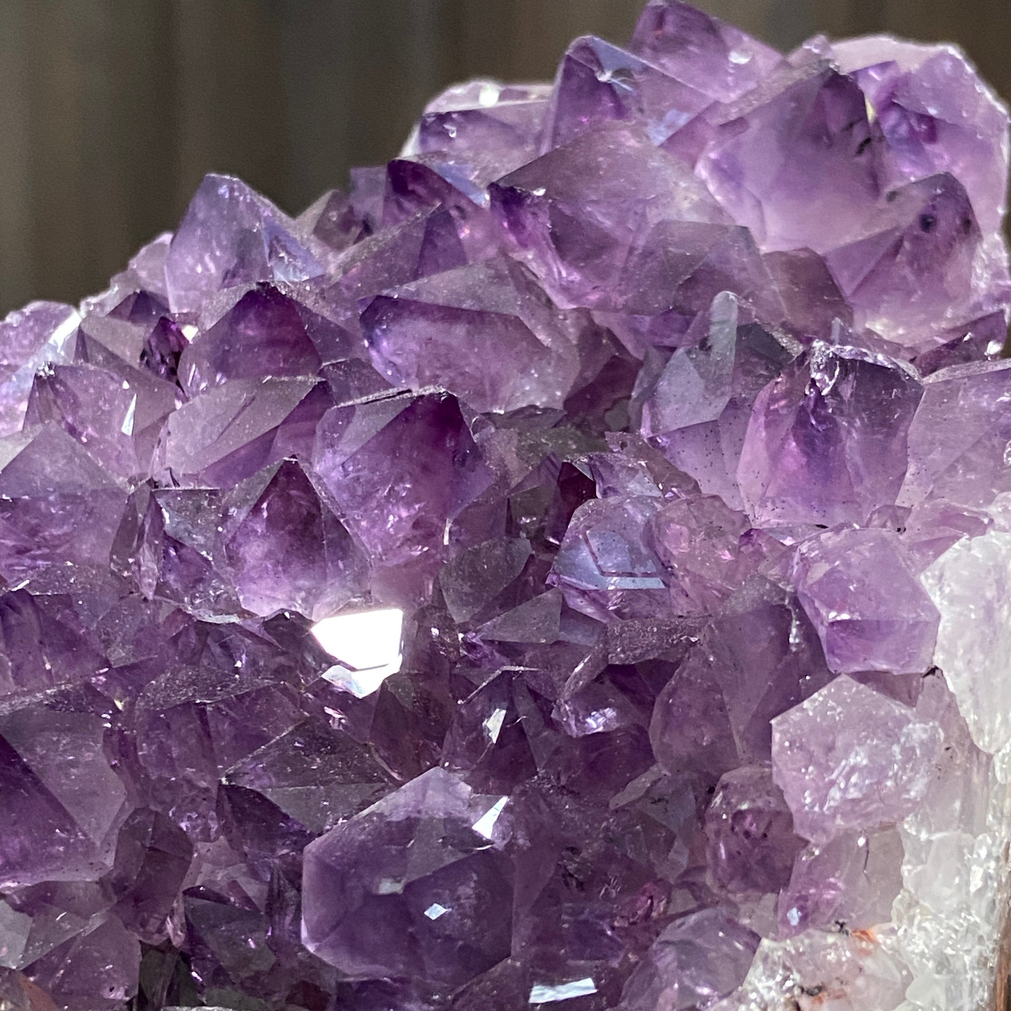 Uruguayan Amethyst Cut Base
