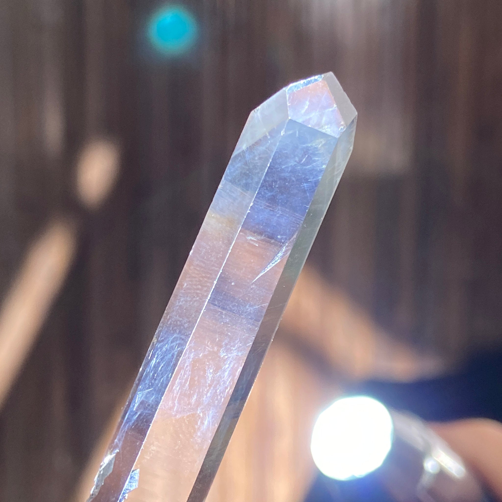 Lemurian Light “Blue Smoke” Quartz with Phantom – Colombia
