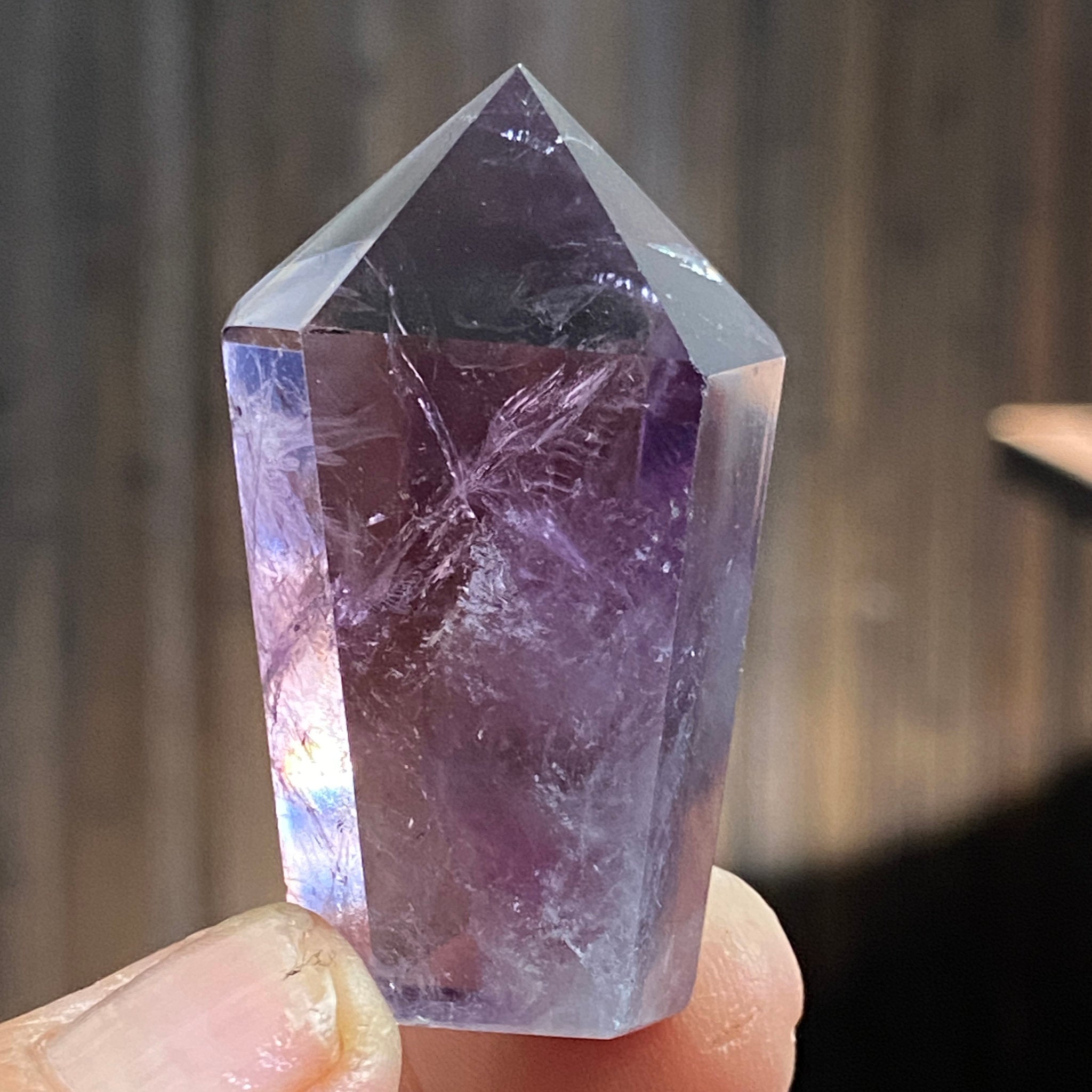 Smoky Amethyst Standing Point - Brazil