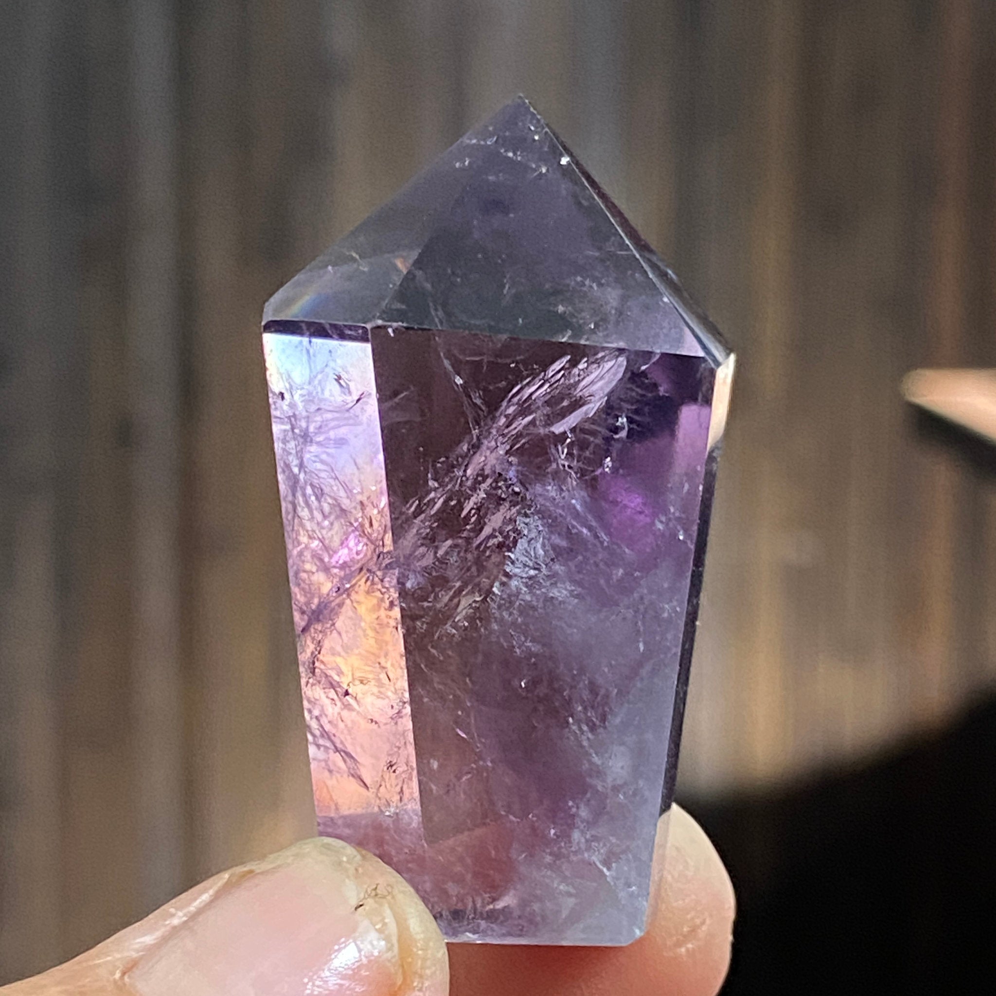 Smoky Amethyst Standing Point - Brazil