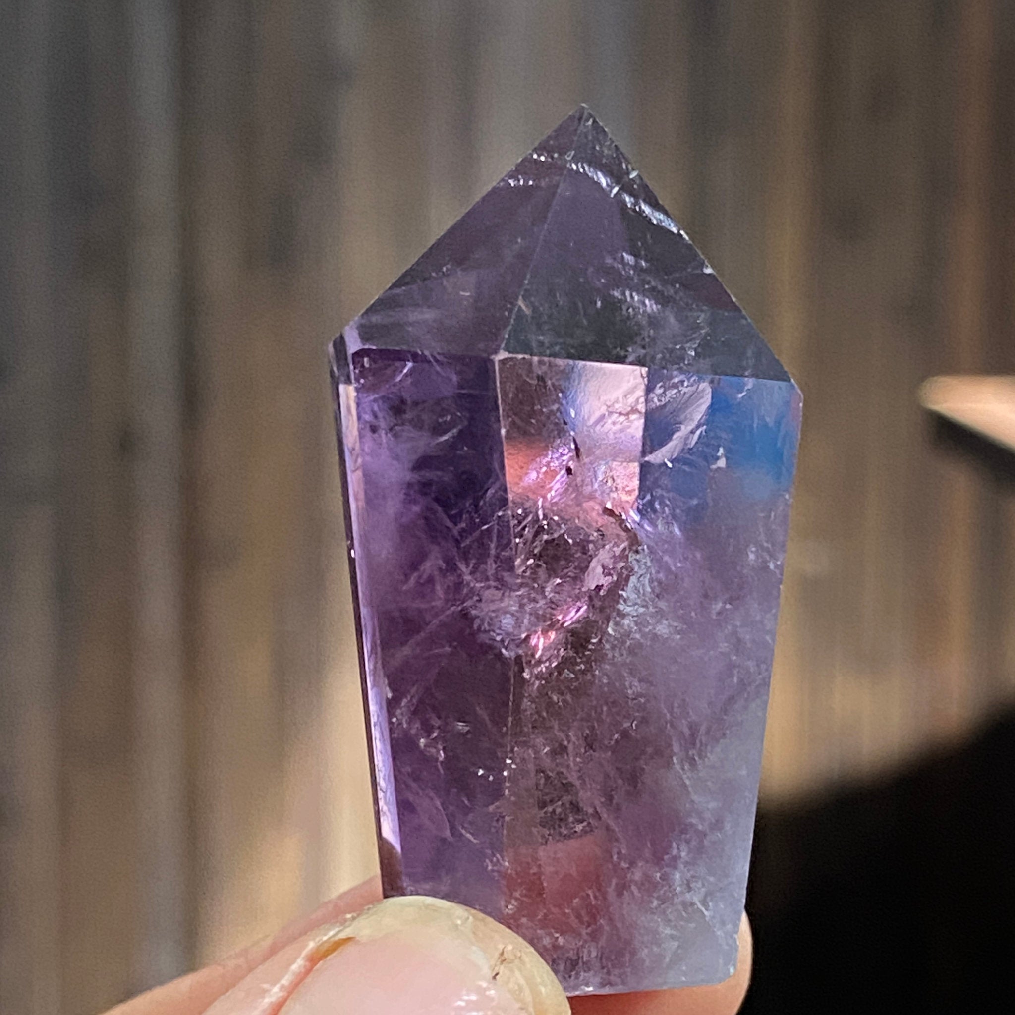 Smoky Amethyst Standing Point - Brazil